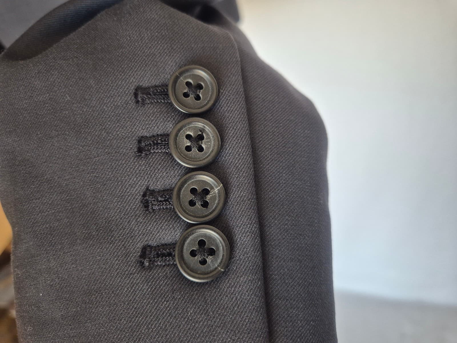 J.Crew Super 120's Wool Single-Breast Two Button Schoolboy Blazer Grey Womens 4T - Thumbnail 6