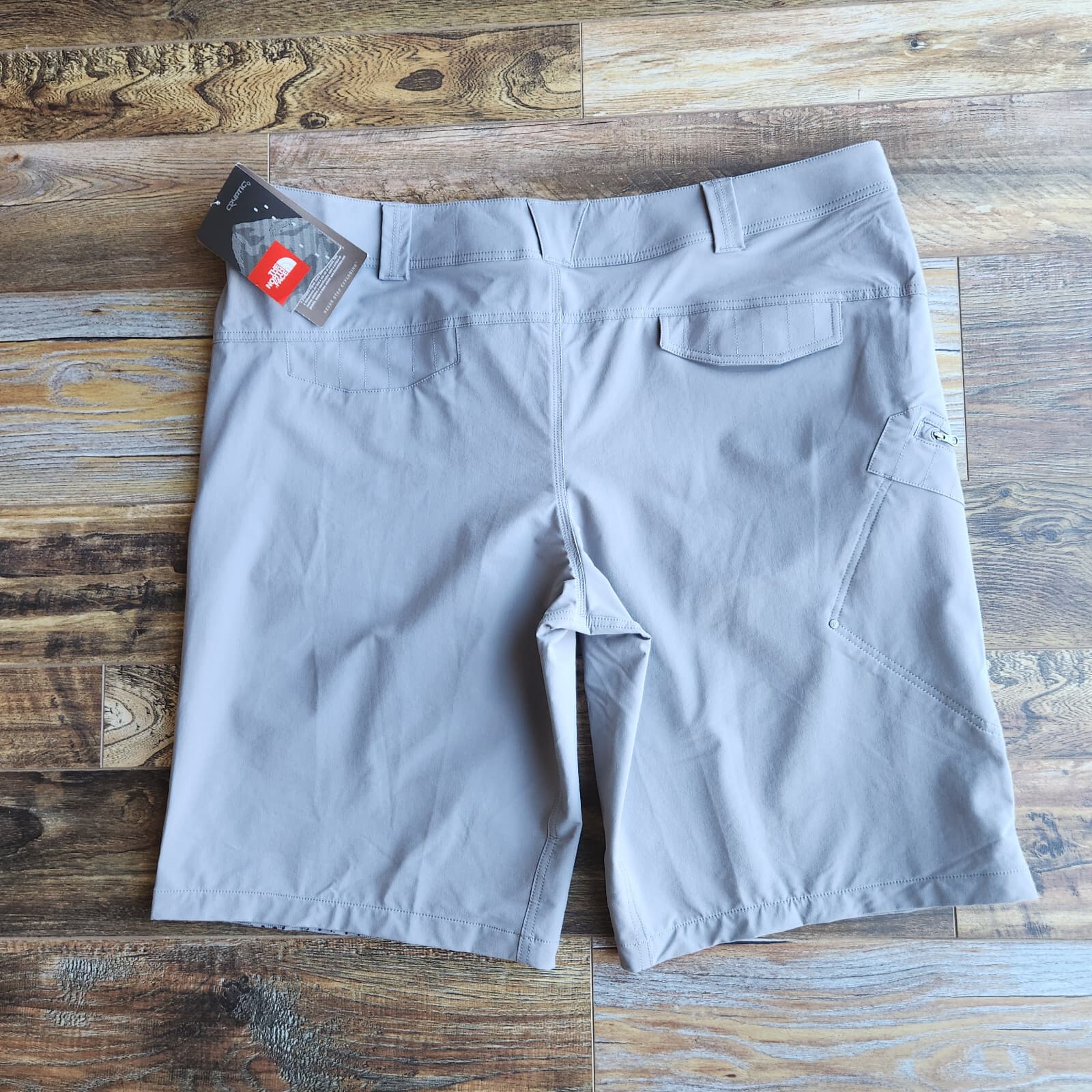 NWT The North Face Slickrock MTB Bike Shorts Zip-Pocket Nylon Tea Grey Men's XXL - Thumbnail 5