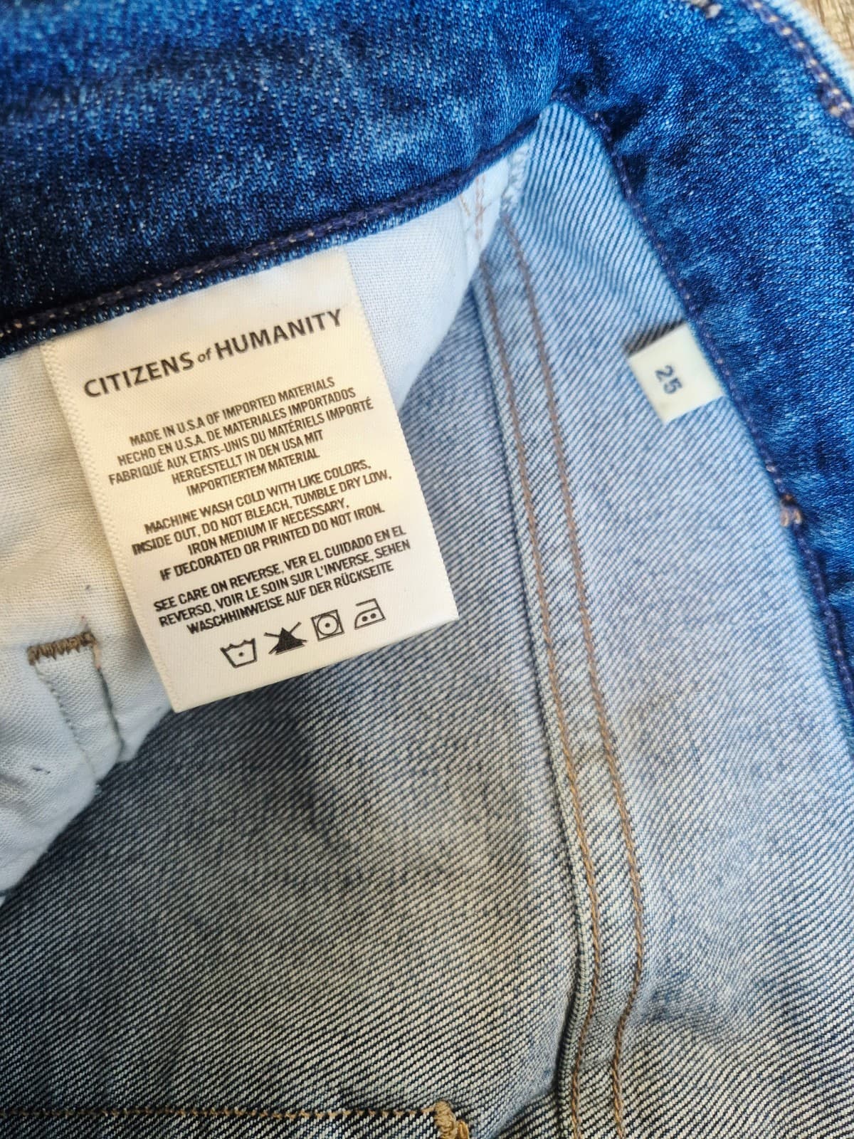 Citizens of Humanity Premium Vintage Emerson Slim Boyfriend Buttonfly Jean Sz.25 - Thumbnail 9