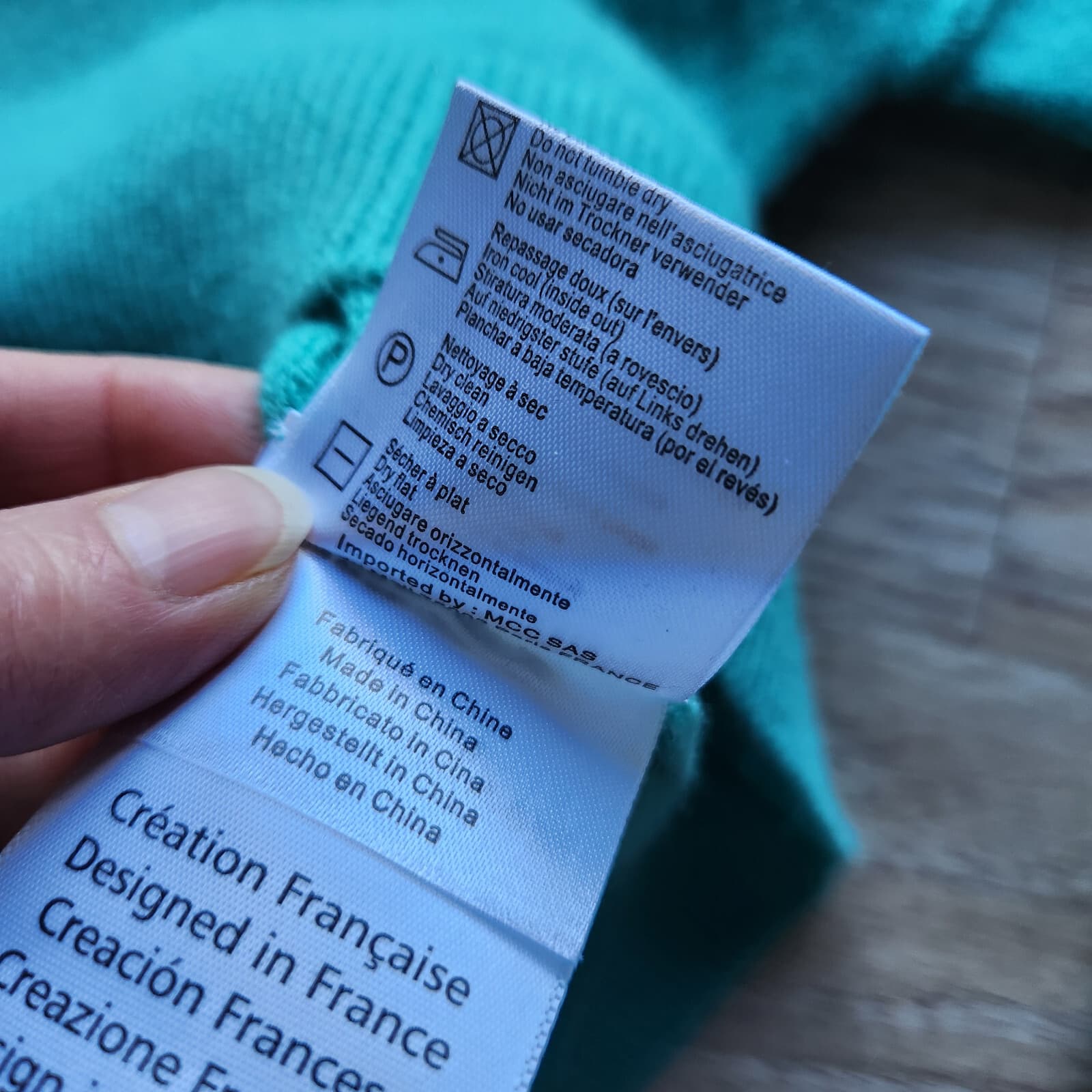 NWoT Absolut Cashmere V-Neck Sweater Pullover 100% Cashmere Green Women's S - Thumbnail 11