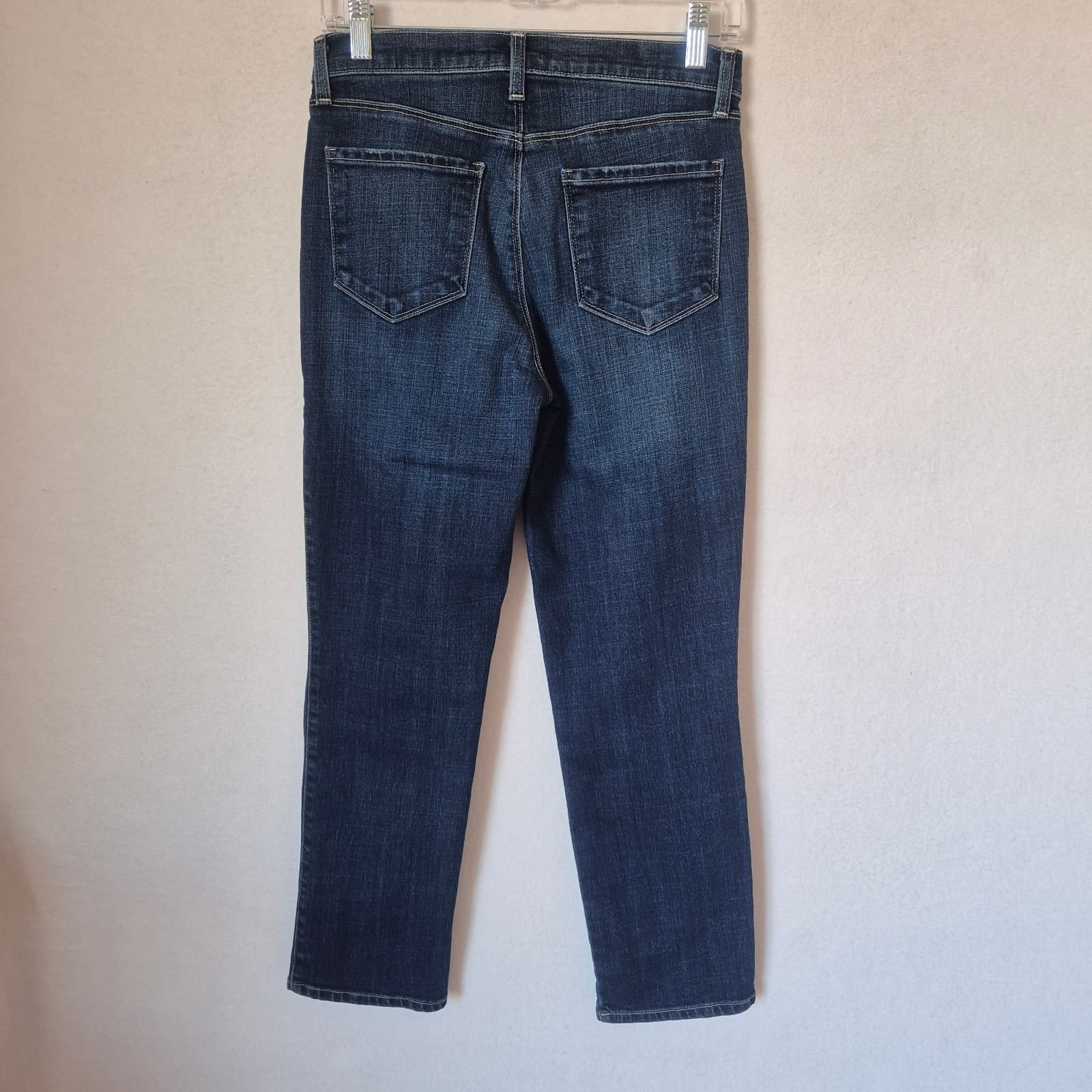 L'AGENCE Alexia High Rise Crop Jeans Distressed Jabot Atwood Wash Blue Womens 26 - Thumbnail 8