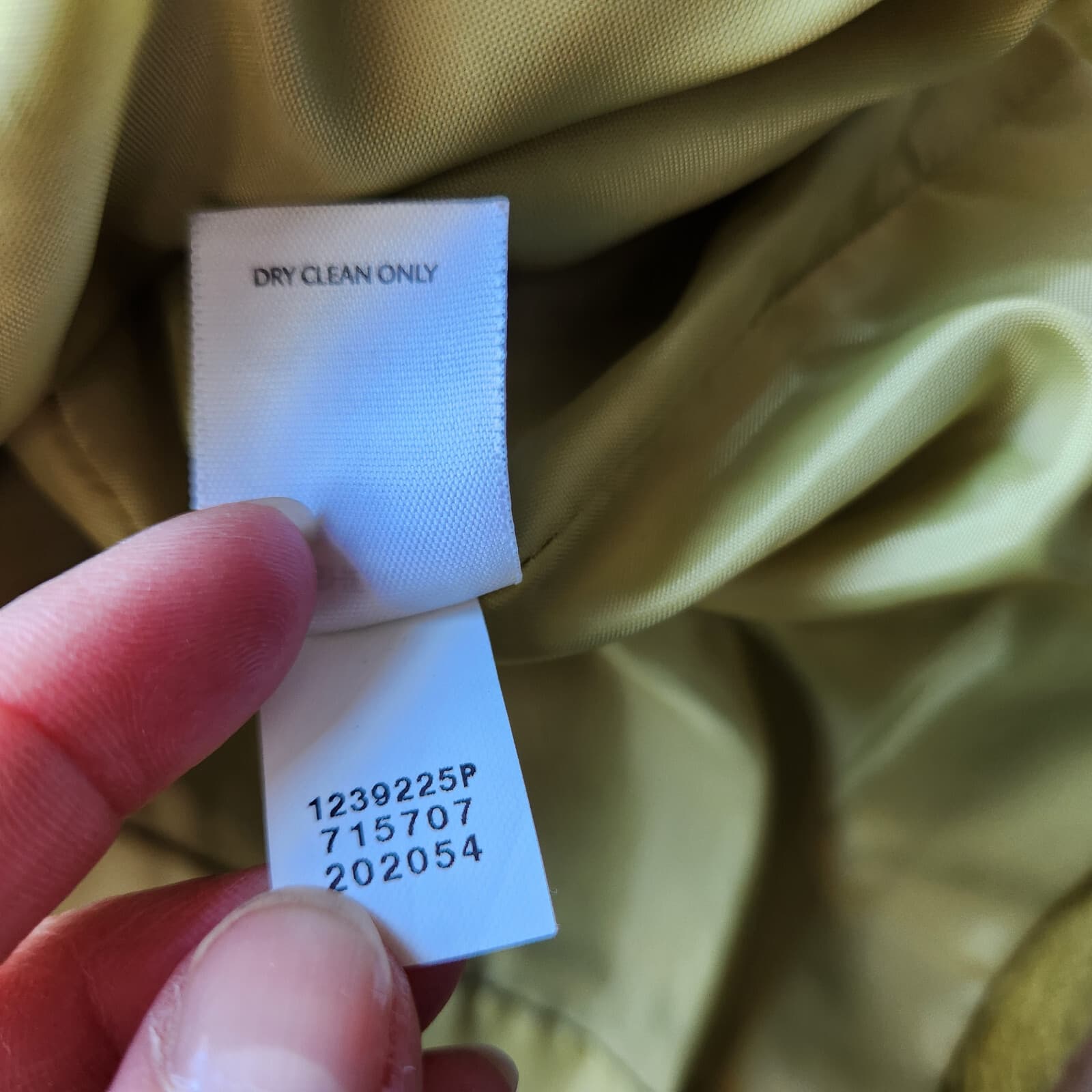 J Jill About Town Wool Blend Pea Coat Button Lined Zesty Lime Green Petite-XS - Thumbnail 10