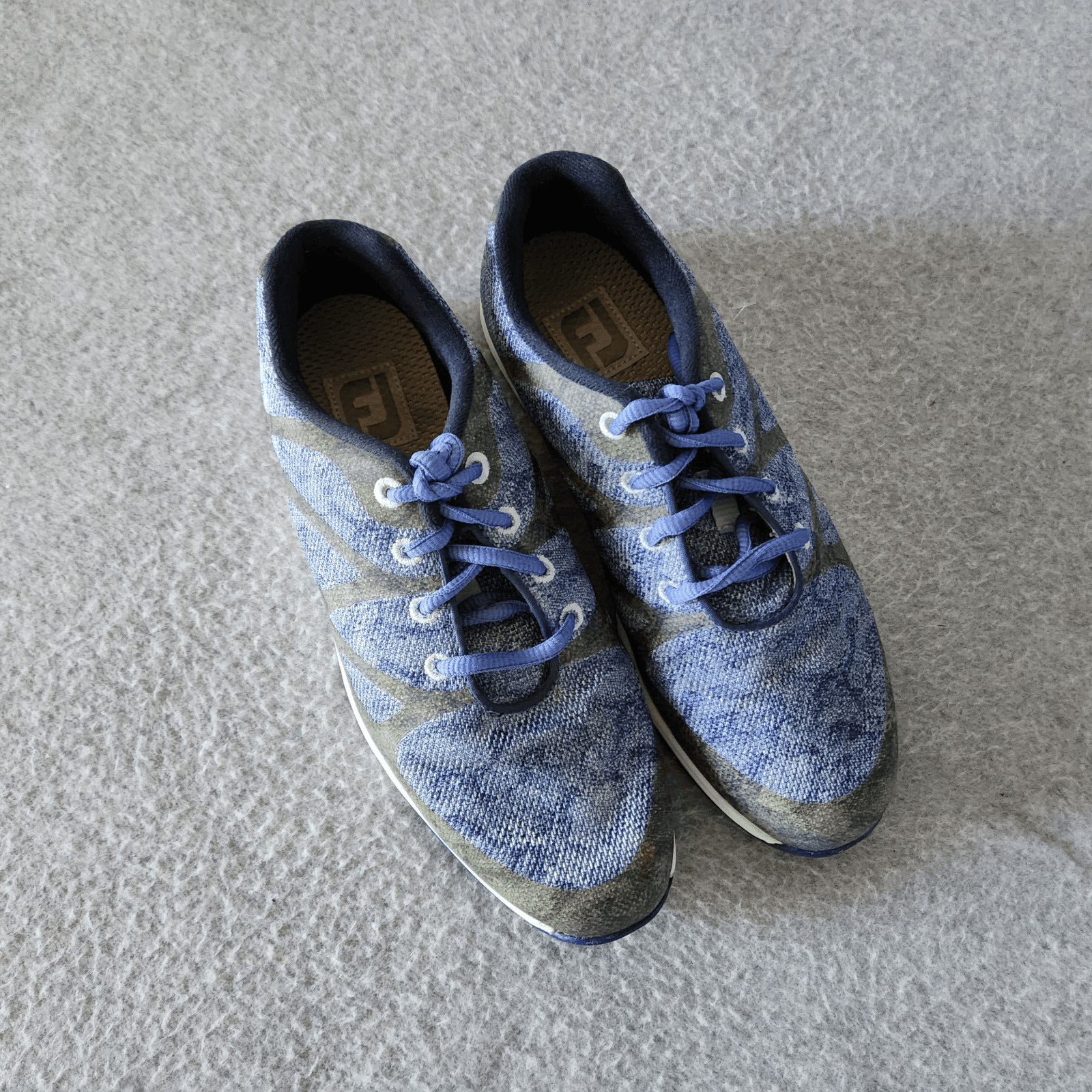 Footjoy Leisure Golf Shoes Waterproof Lightweight Lace-Up Purple Blue Women's 6M - Thumbnail 5