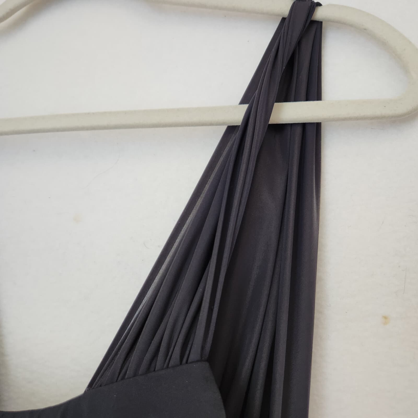 Spanx One Piece Swimsuit Bandeau-Bra Stretch Sheer Slimming Black Sz.10 - Thumbnail 6