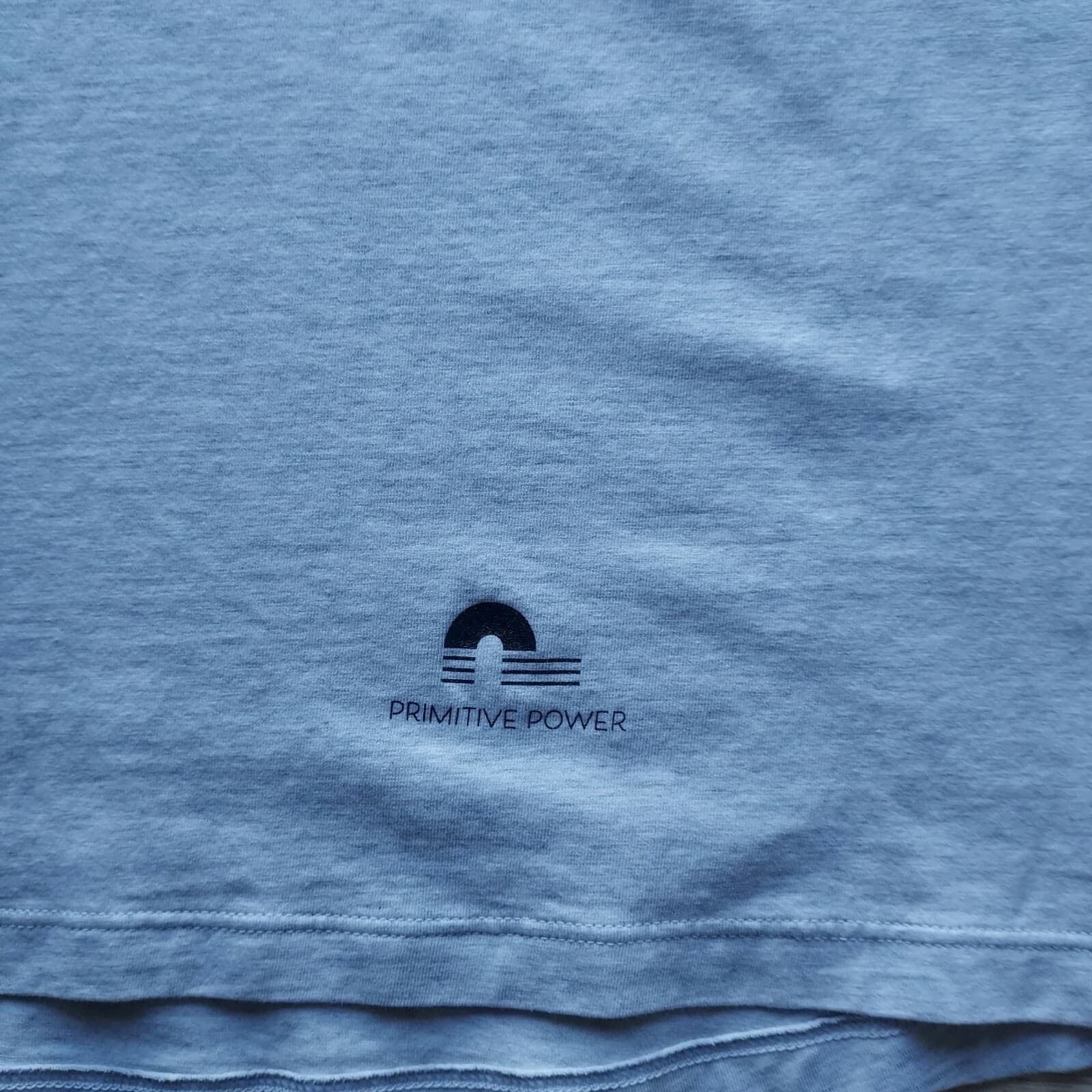Lululemon Pima Cotton Blend T-Shirt Short Sleeve Primitive Power Grey Men Sz.L - Thumbnail 3