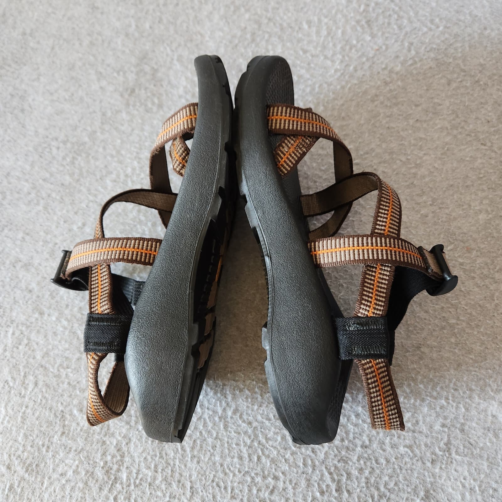 Chaco Z2 Unaweep Classic Sports Sandals Adjustable Strap Brown Black Men's US7 - Thumbnail 5