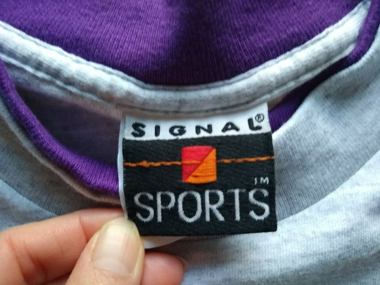 SIGNAL SPORTS 100% Cotton Knit T-Shirt Palm Springs Graphic Gray Short Sleeve XL - Thumbnail 7