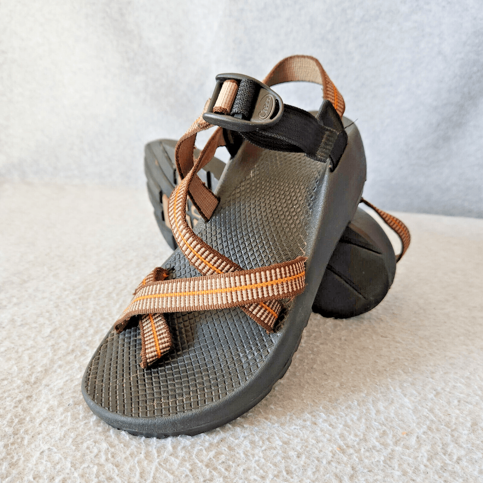 Chaco Z2 Unaweep Classic Sports Sandals Adjustable Strap Brown Black Men's US7 - Thumbnail 2