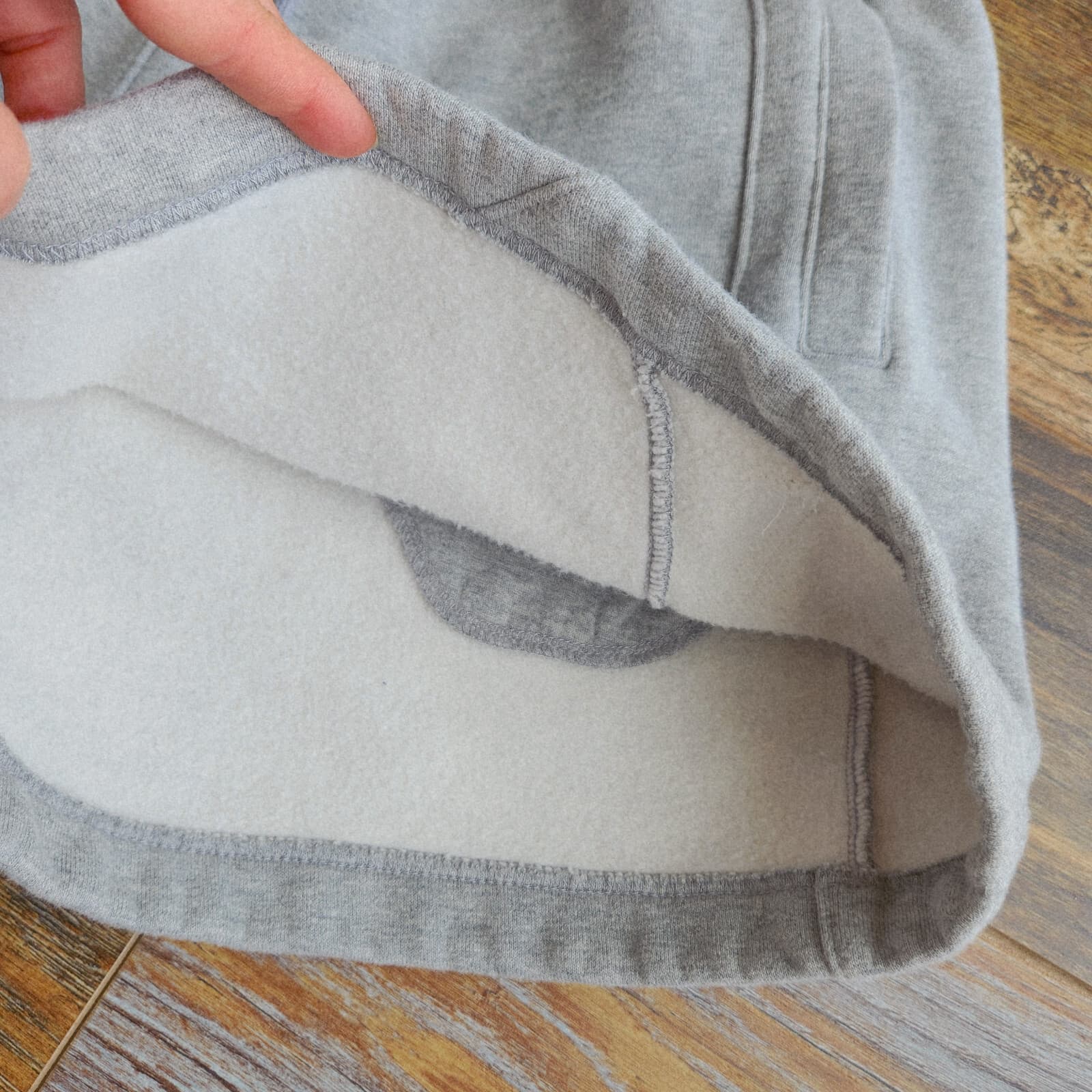 AIR JORDAN Flight Fleece Standard Fit Shorts Drawstring Pocket Grey Women's M - Thumbnail 6