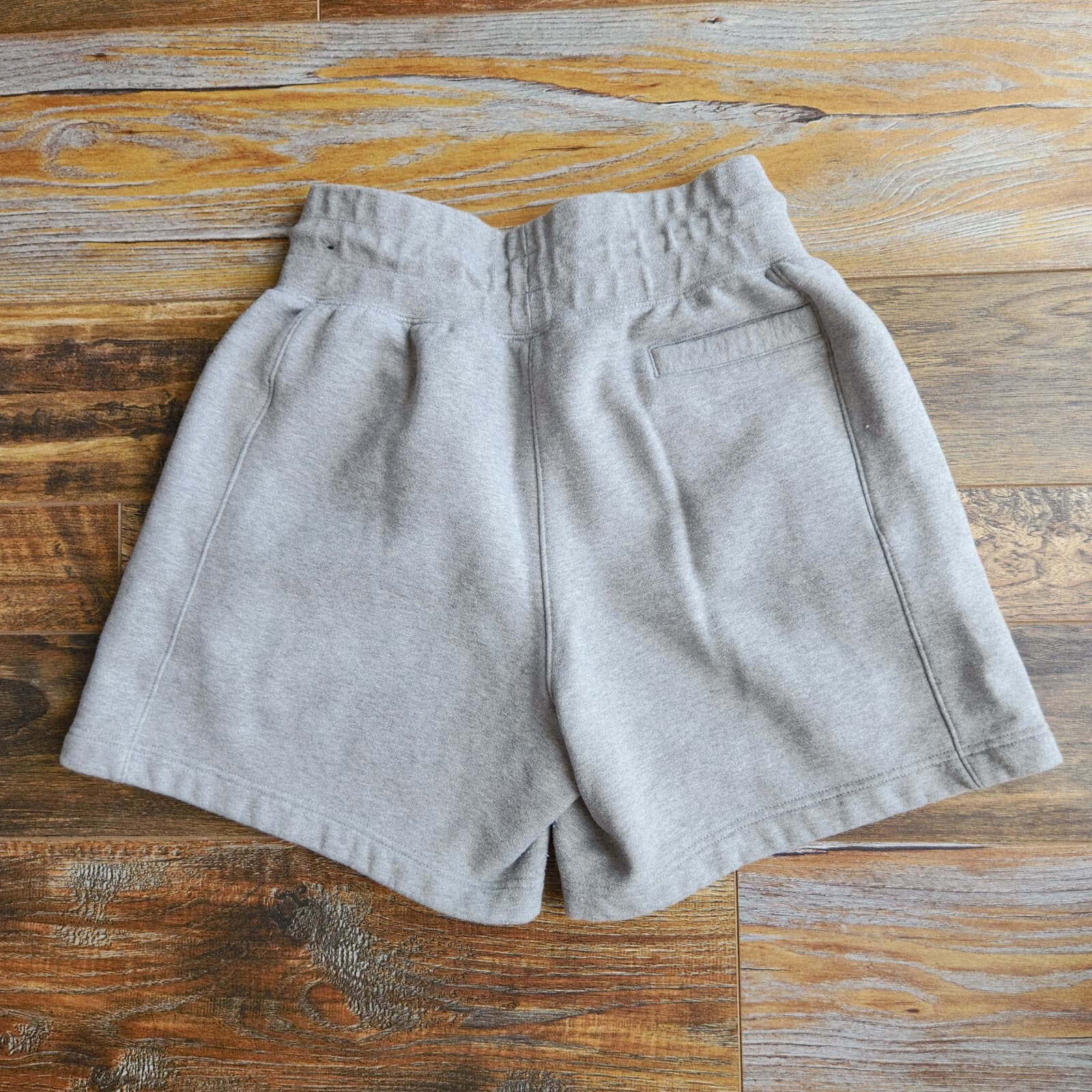 AIR JORDAN Flight Fleece Standard Fit Shorts Drawstring Pocket Grey Women's M - Thumbnail 8