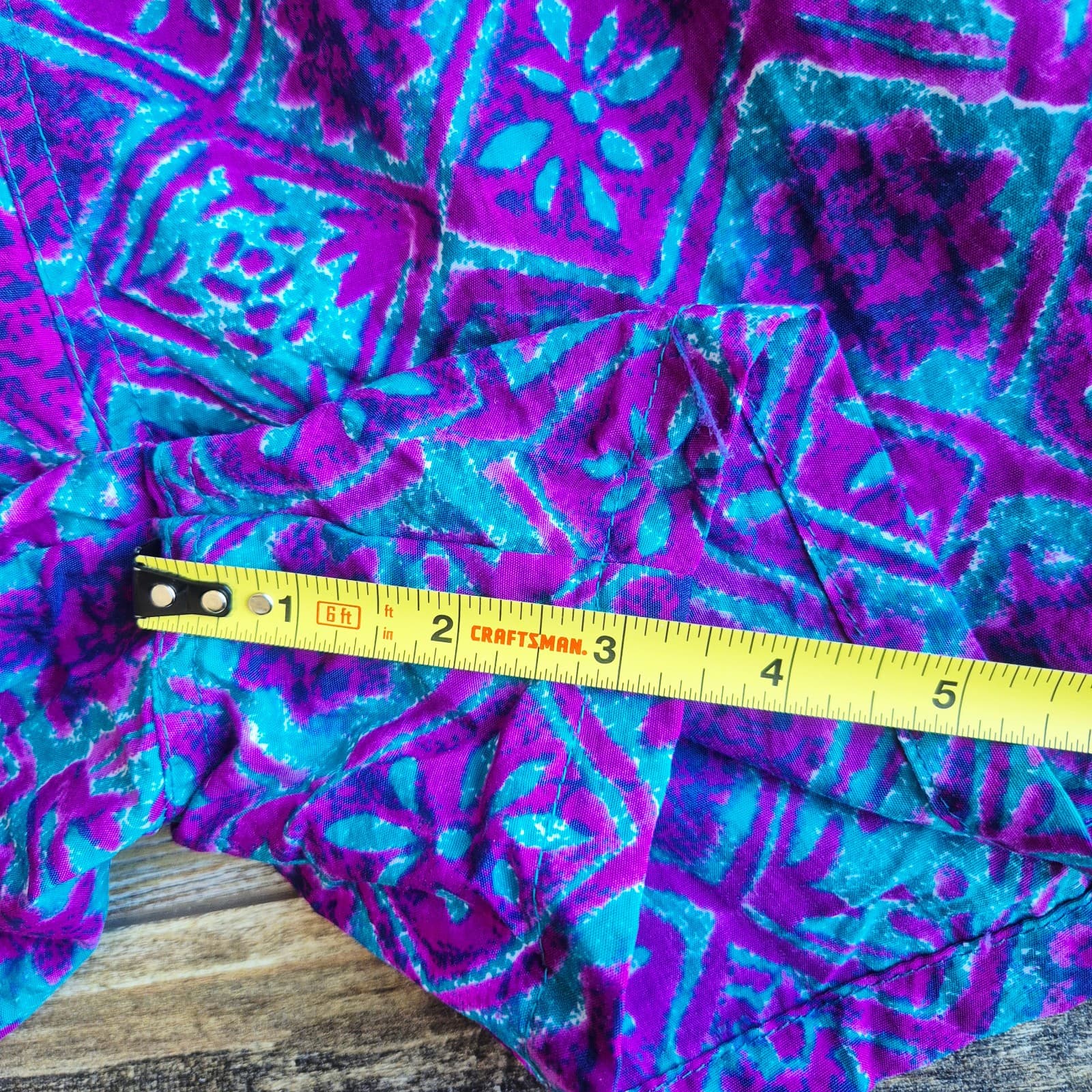 Vintage Maui Trading Company Floral Swim Short Mesh Liner Purple Green Men's S - Thumbnail 13