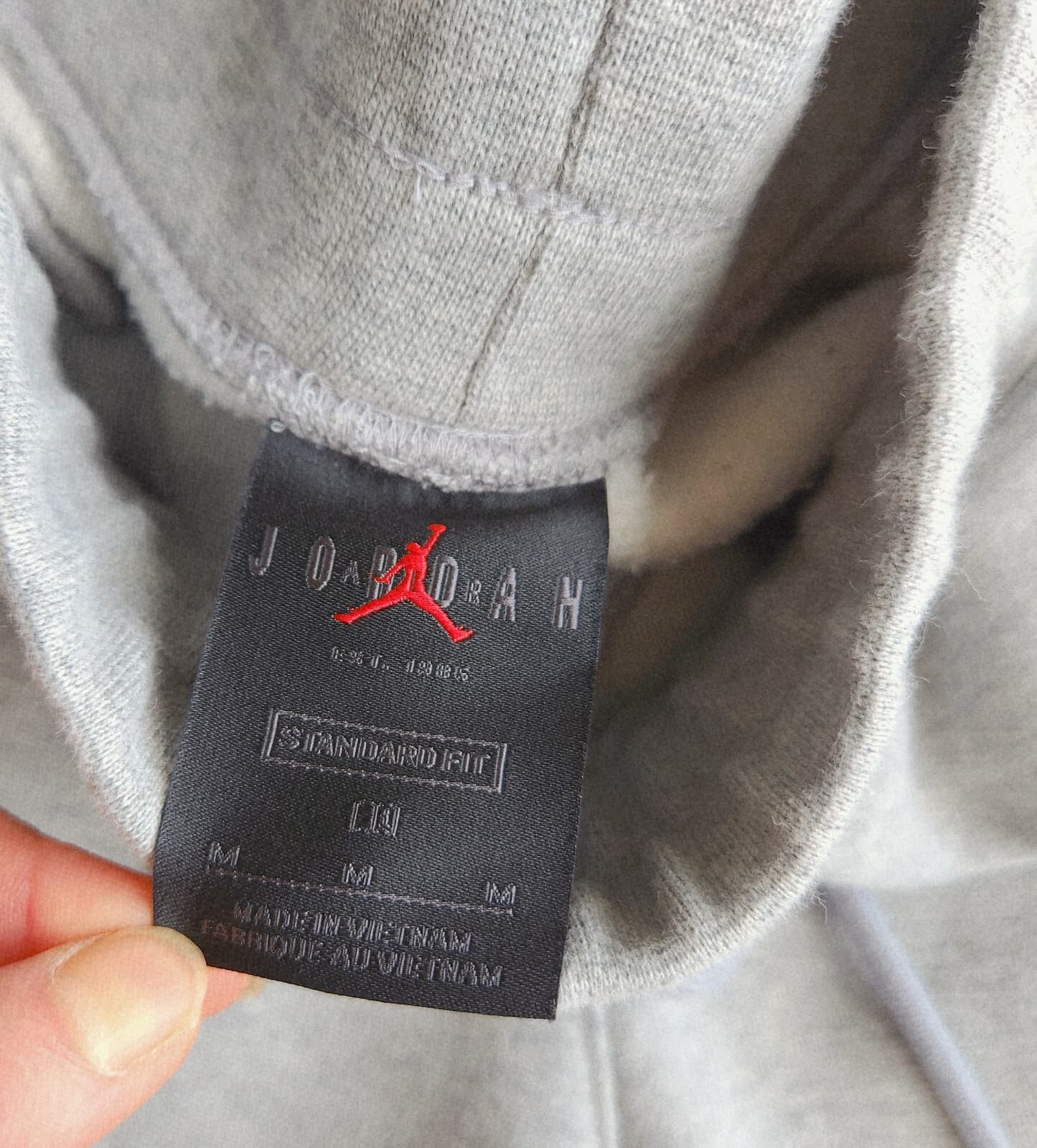 AIR JORDAN Flight Fleece Standard Fit Shorts Drawstring Pocket Grey Women's M - Thumbnail 11