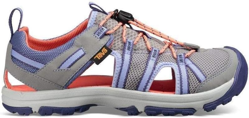 Teva Men's US7 T Manatee Water Sport Sandals Cushion Bungee Cord Purple Grey - Thumbnail 5