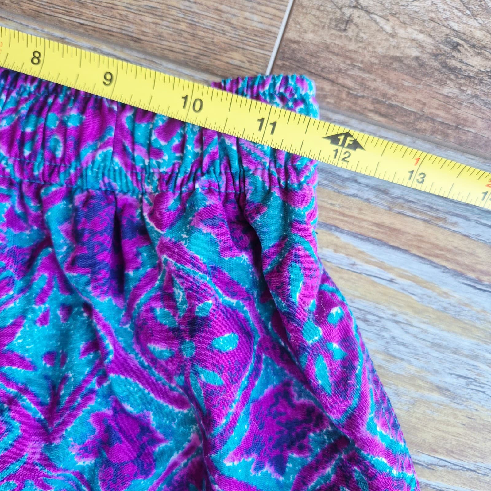 Vintage Maui Trading Company Floral Swim Short Mesh Liner Purple Green Men's S - Thumbnail 10