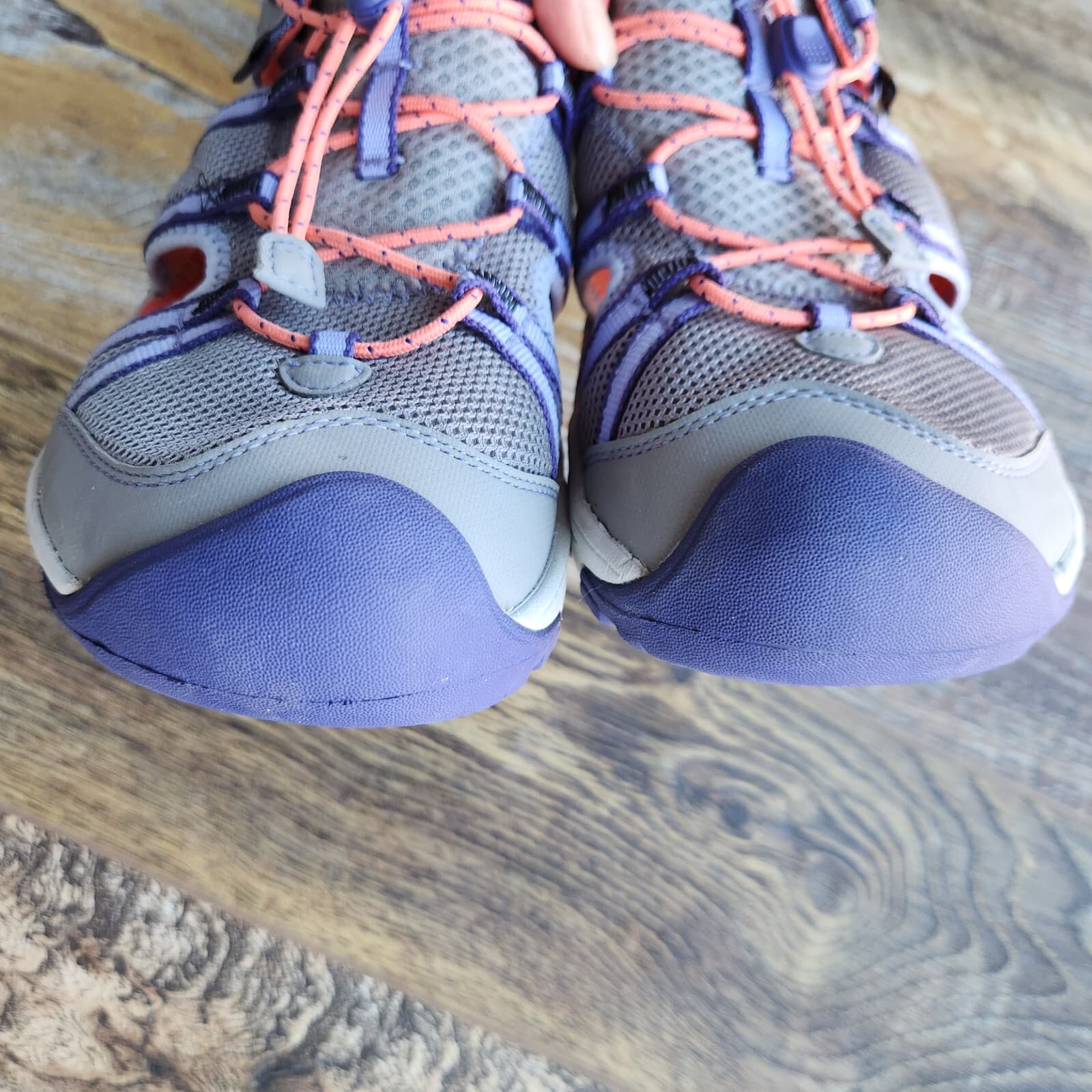 Teva Men's US7 T Manatee Water Sport Sandals Cushion Bungee Cord Purple Grey - Thumbnail 10