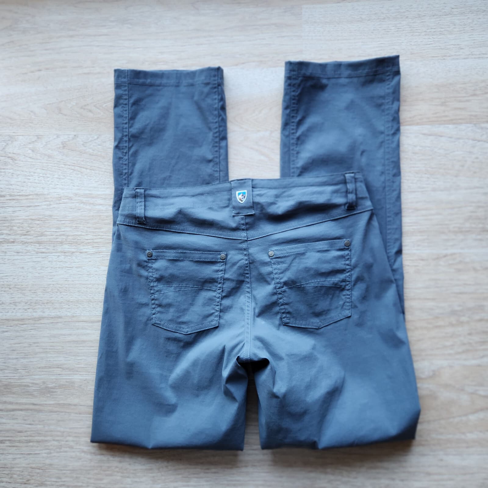 Kuhl Hiking Outdoor Lighweight Slim Pants Stretch Drawstring Grey Women 6 - Thumbnail 6