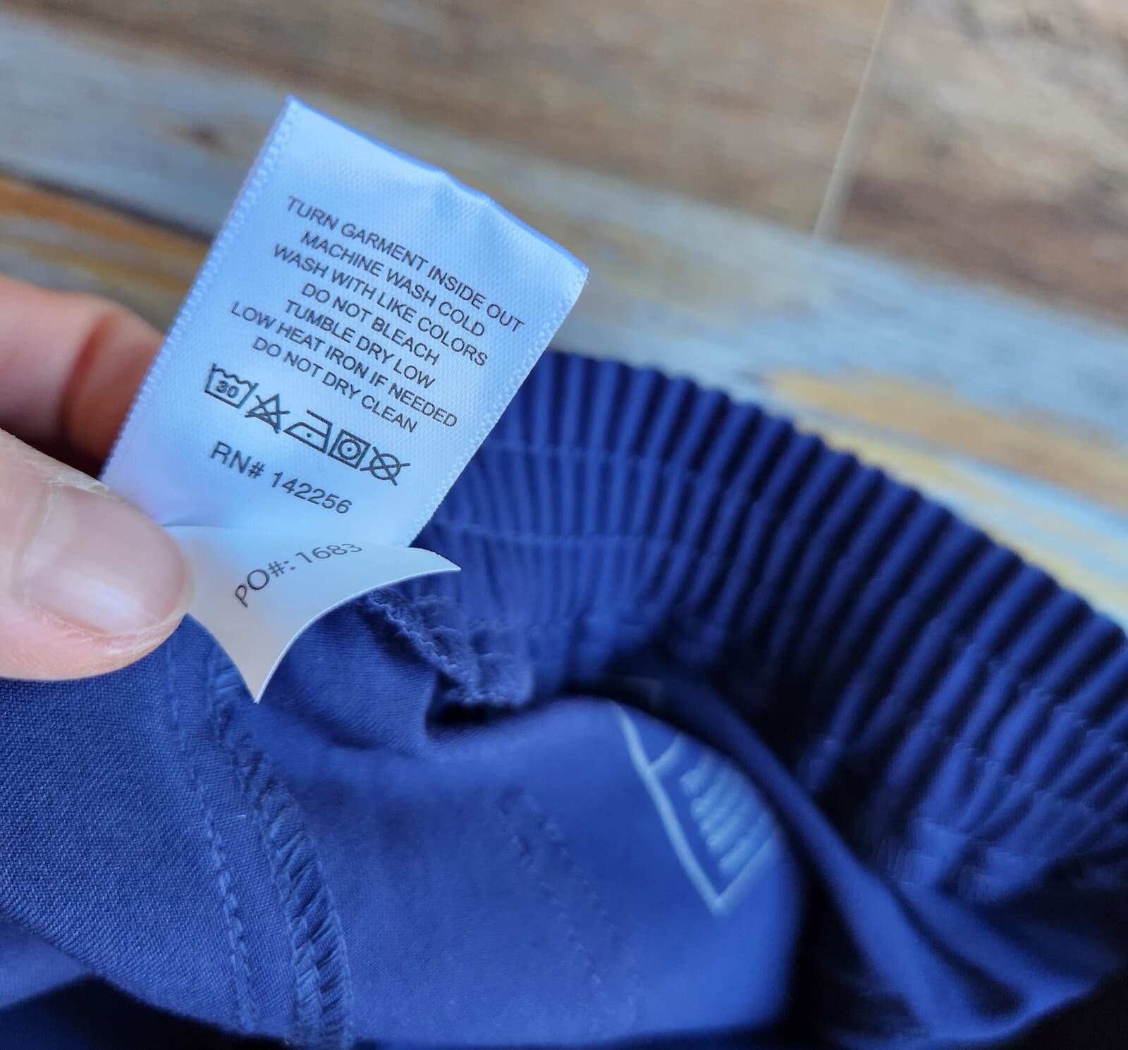 FIGS High Waisted Yola Skinny Scrub Pants 11-Pockets Stretch Navy Blue Women's L - Thumbnail 13