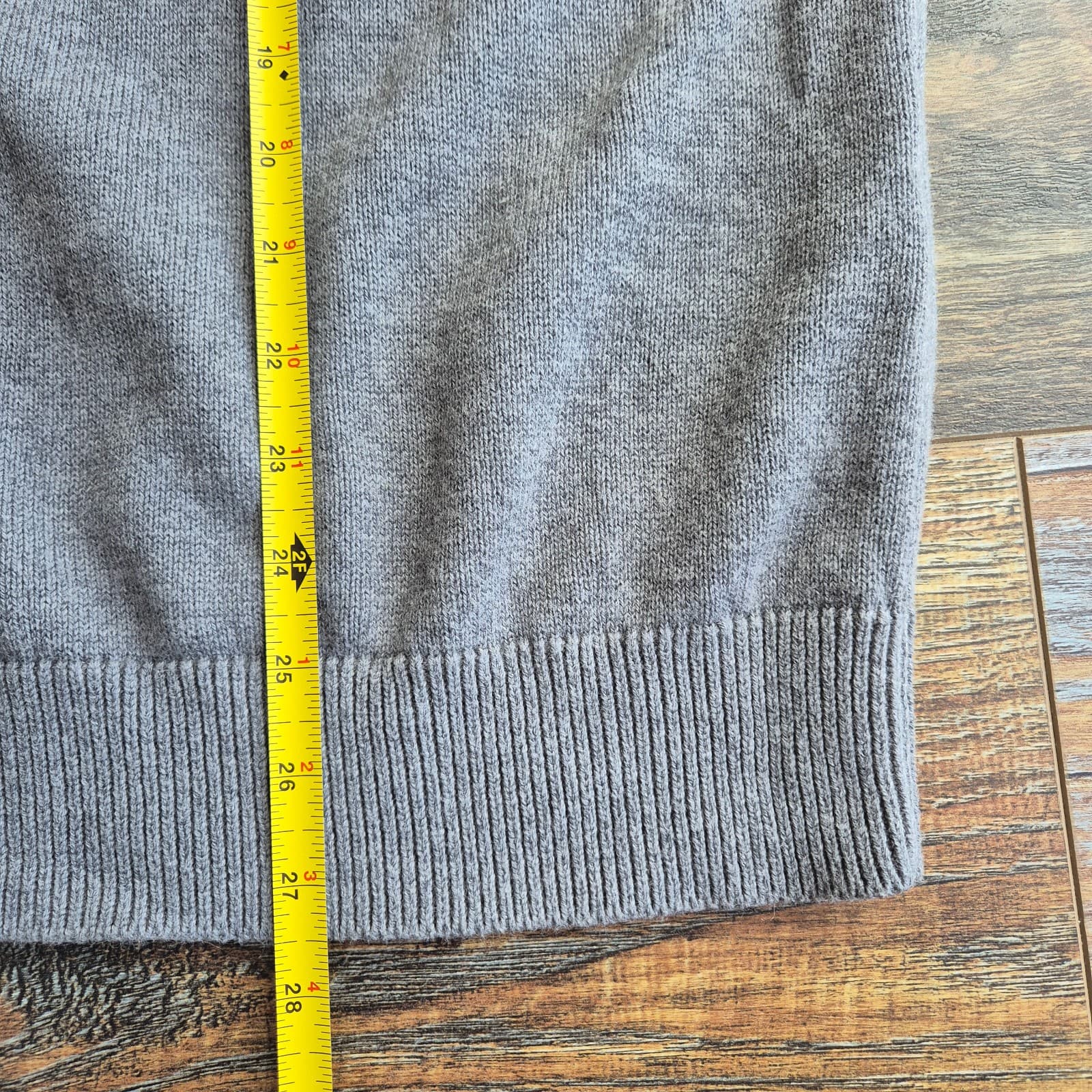 Levi's Housemark Cotton Wool V-Neck Sweater Pullover Long Sleeve Grey Men's M - Thumbnail 14