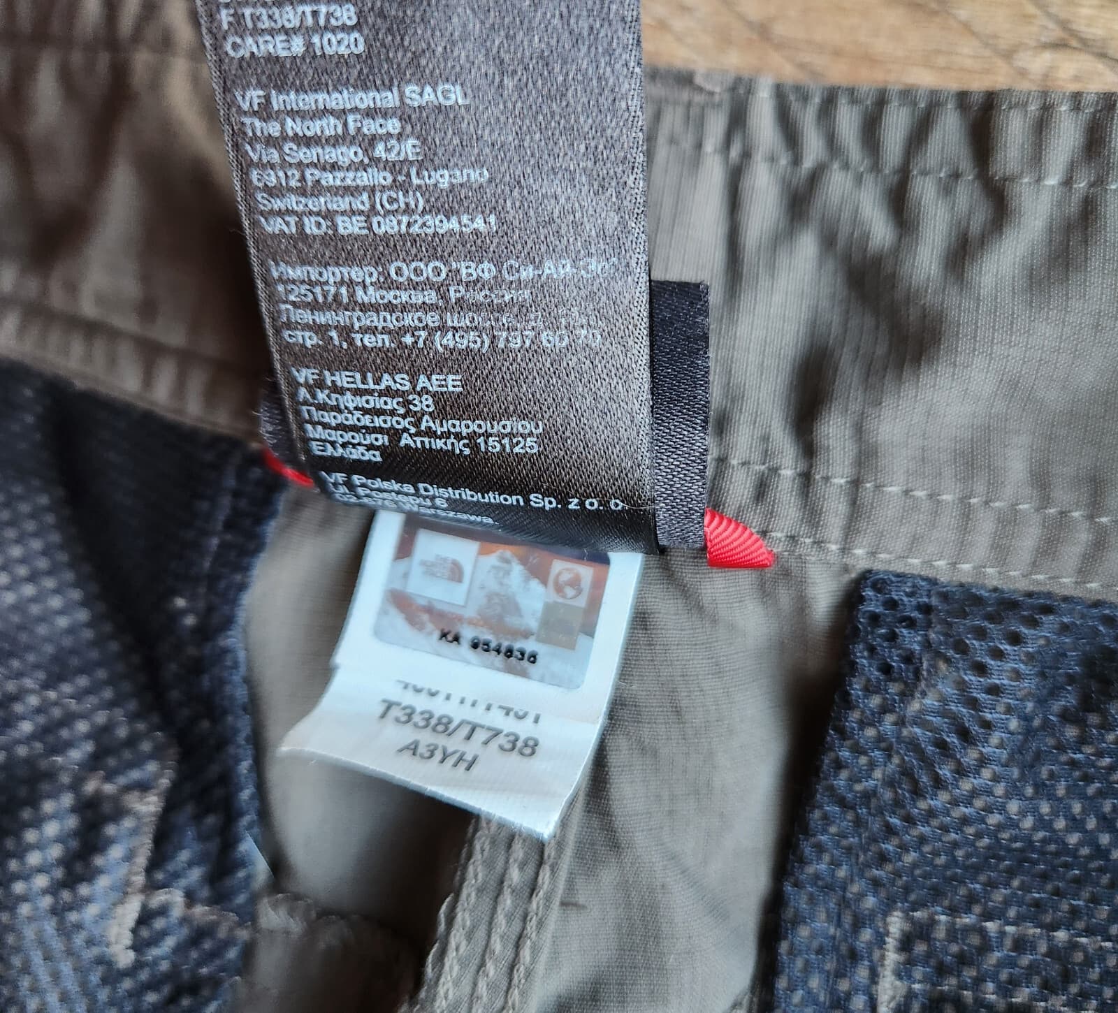 The North Face Men's 38 Hiking Convertible Zip-Off Shorts Pants Pocket Olive - Thumbnail 13