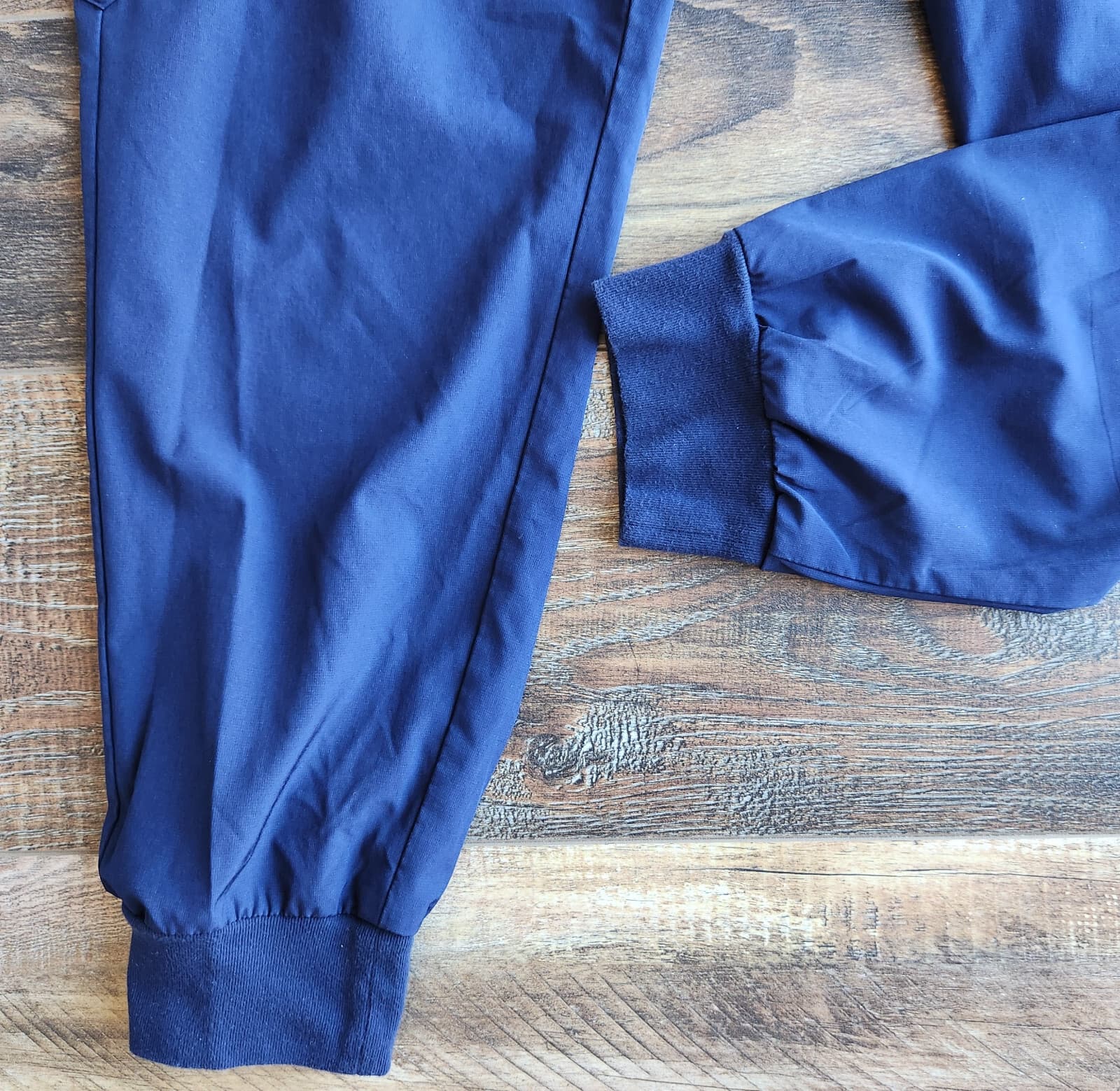 FIGS High Waisted Zamora FREEx Lined Jogger Scrubs Pants Pocket Blue Women's MP - Thumbnail 5