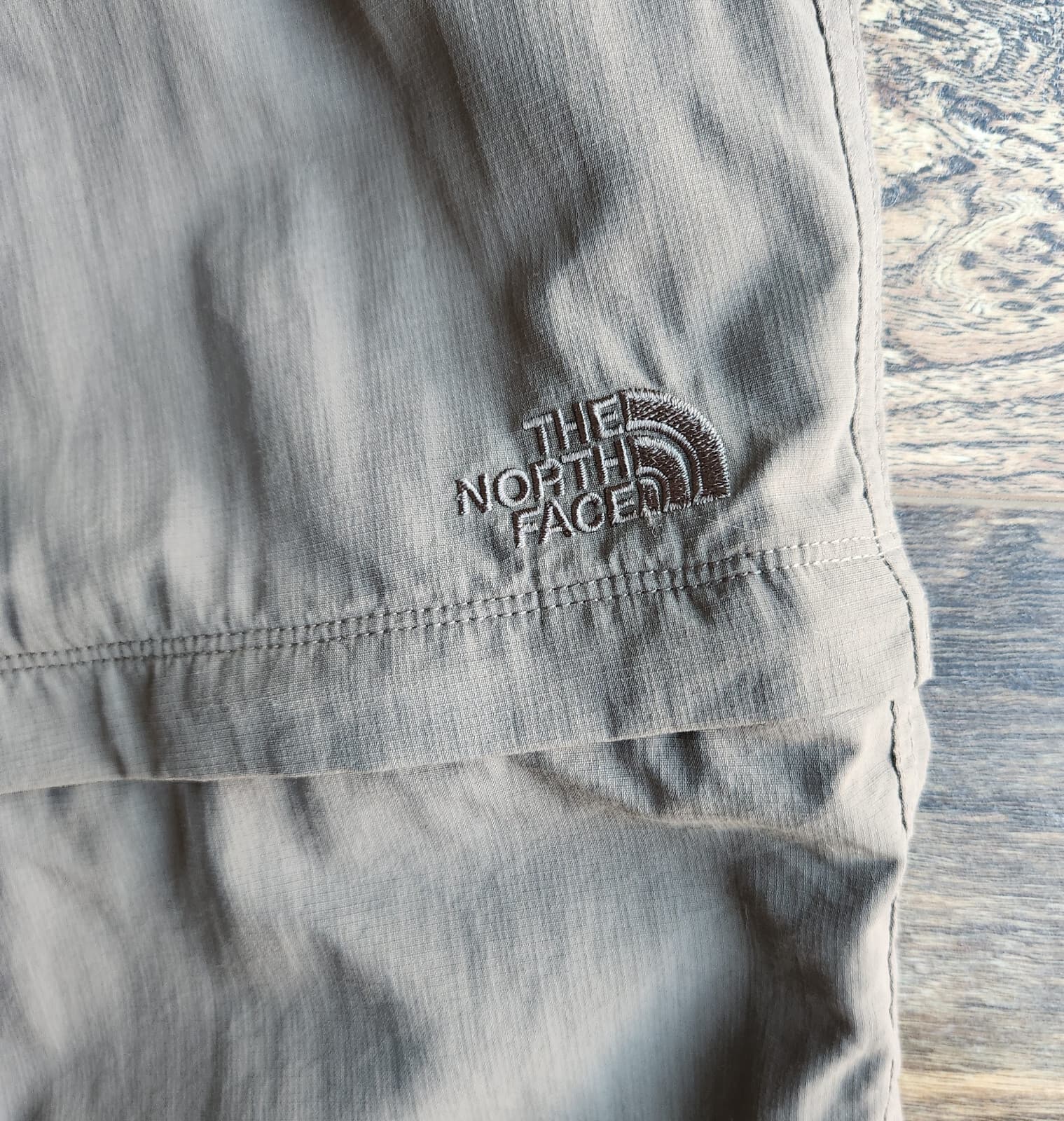 The North Face Men's 38 Hiking Convertible Zip-Off Shorts Pants Pocket Olive - Thumbnail 6