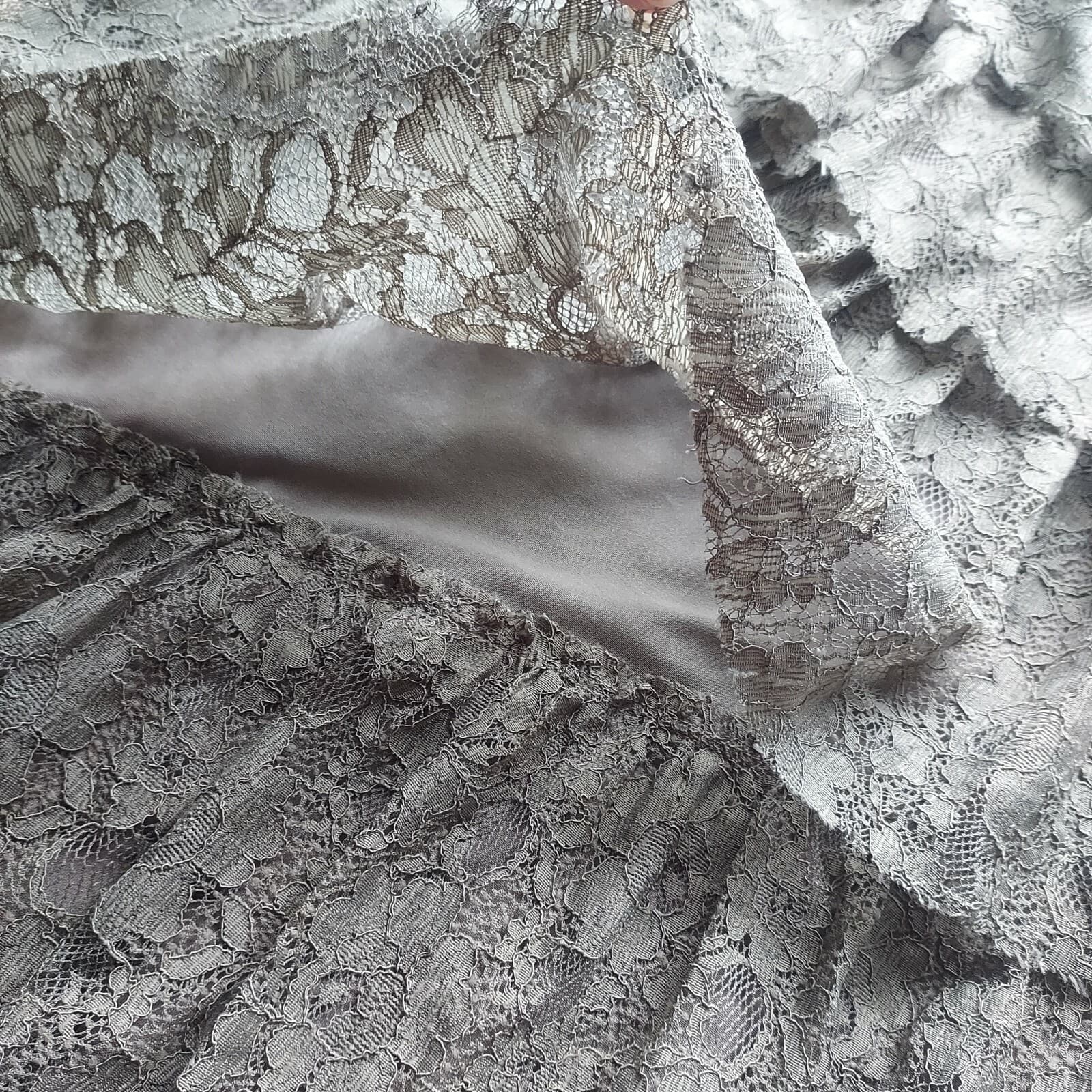 NWT Banana Republic Heritage Lace Ruffle Tiered Dress Sleeveless Green Sz.6 $150 - Thumbnail 7
