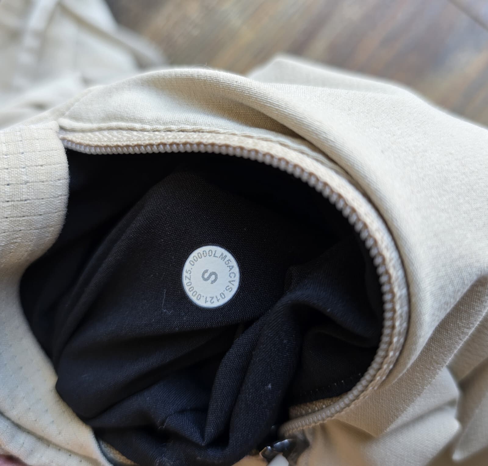 Lululemon License To Train Pant 30" Snap Hem Drawstring Stretch Beige Men's S - Thumbnail 14