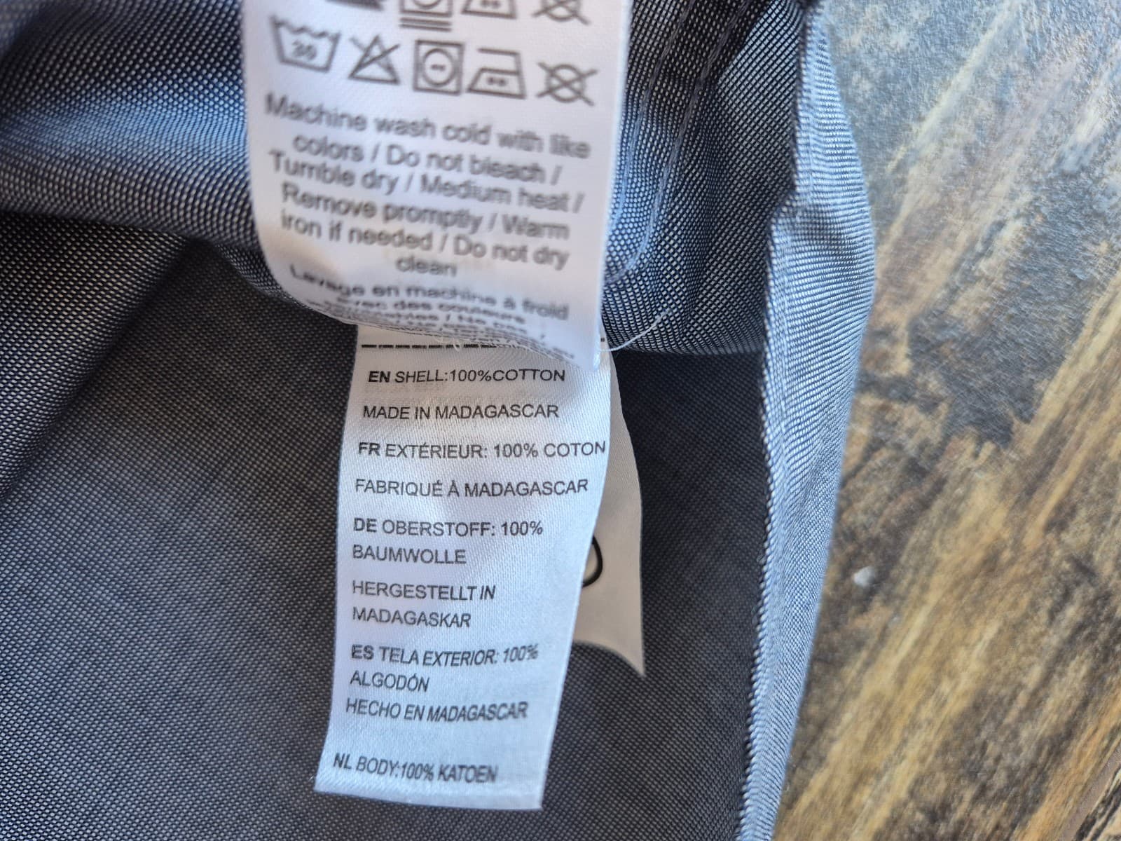NWoT Untuckit $109 Pio Cesare Wrinkle-Free Shirt Slim-Fit Button-Up Blue Men's L - Thumbnail 12