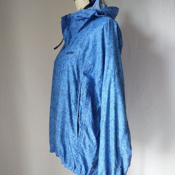 Marmot Windbreaker Lightweight Hoodie Jacket Full-Zip Pocket Nylon Blue Women L - Thumbnail 4