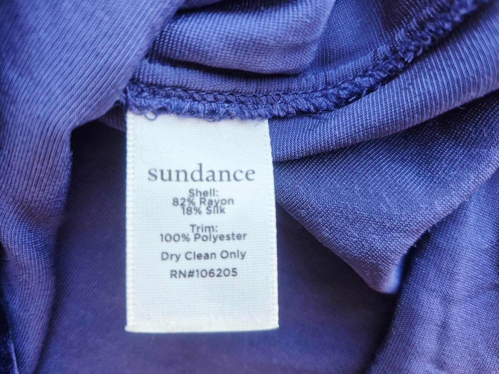 Sundance Velvet Button-Up Shirt Pockets Long Sleeve Silk Blend Blue Women's M - Thumbnail 9