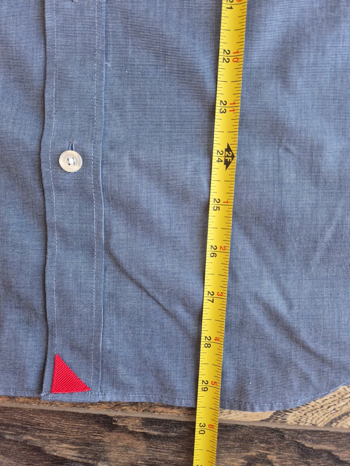 NWoT Untuckit $109 Pio Cesare Wrinkle-Free Shirt Slim-Fit Button-Up Blue Men's L - Thumbnail 15