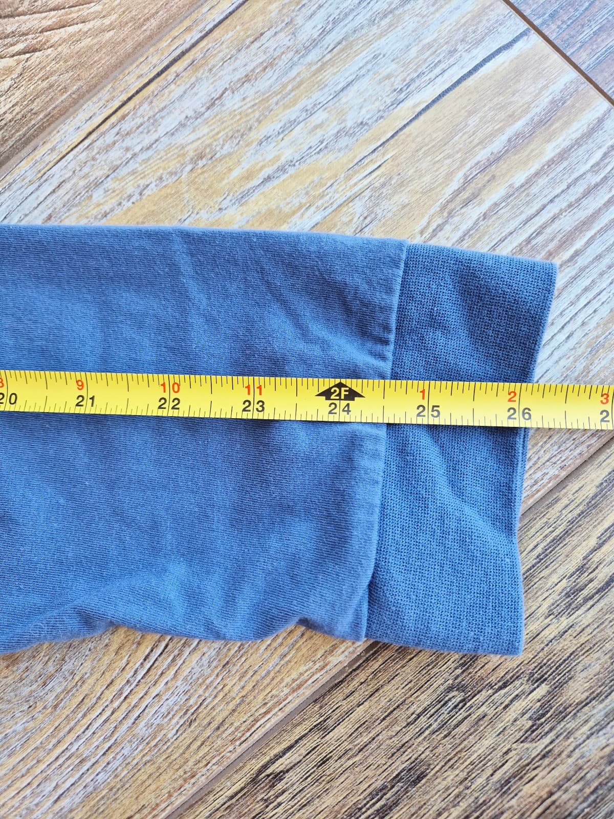 Birddogs Men's XL Logo Pocket Long Sleeve T-Shirt Crew Neck Blue Cotton Blend - Thumbnail 7