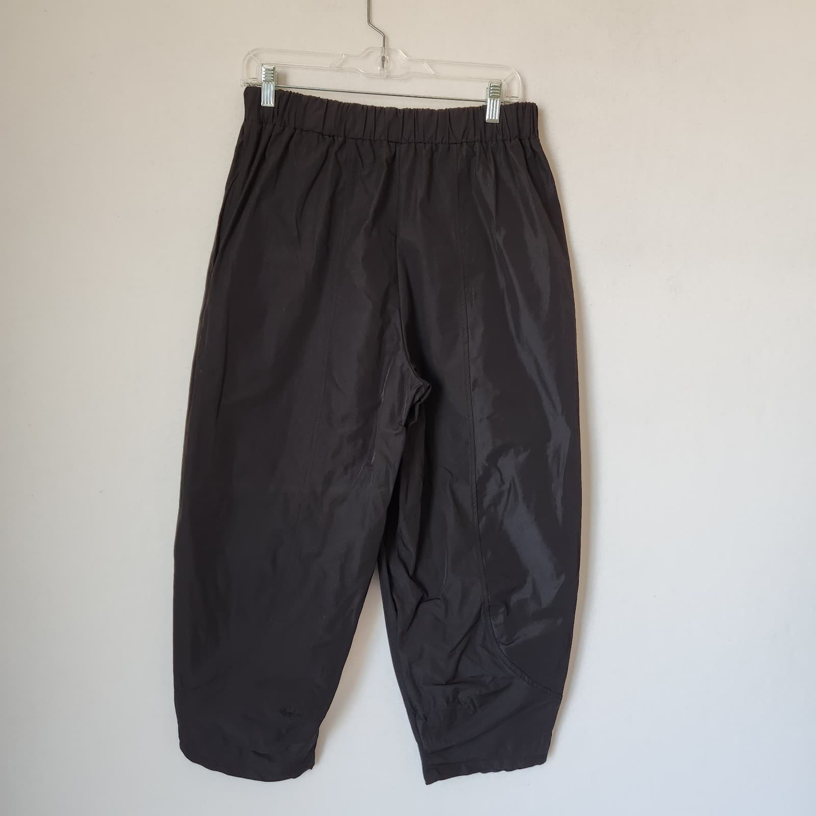 NWT LUUKAA Alexa Bebop Streetwear Pant Elastic Waist Pocket Black Women's M/10 - Thumbnail 3