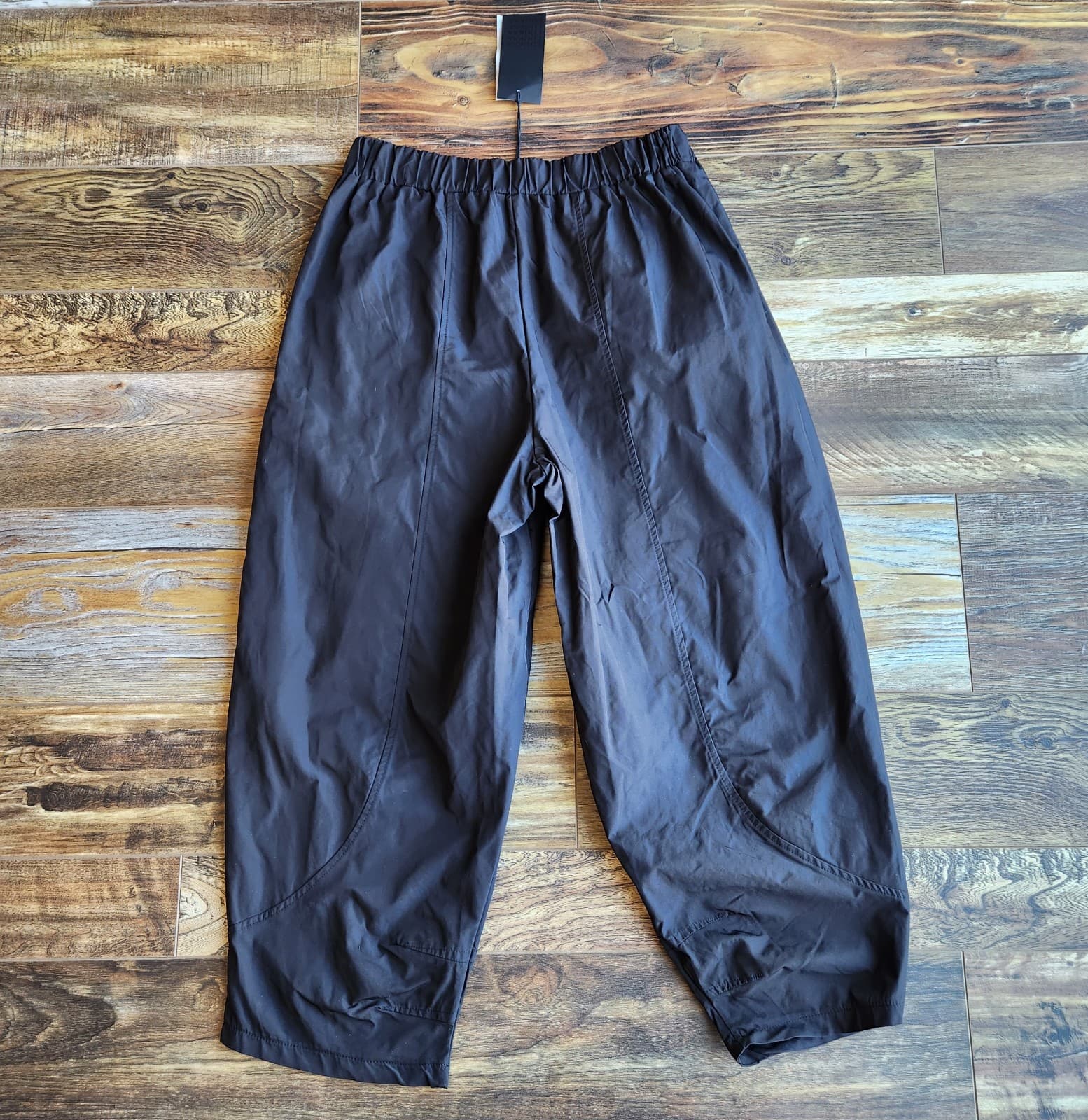 NWT LUUKAA Alexa Bebop Streetwear Pant Elastic Waist Pocket Black Women's M/10 - Thumbnail 6