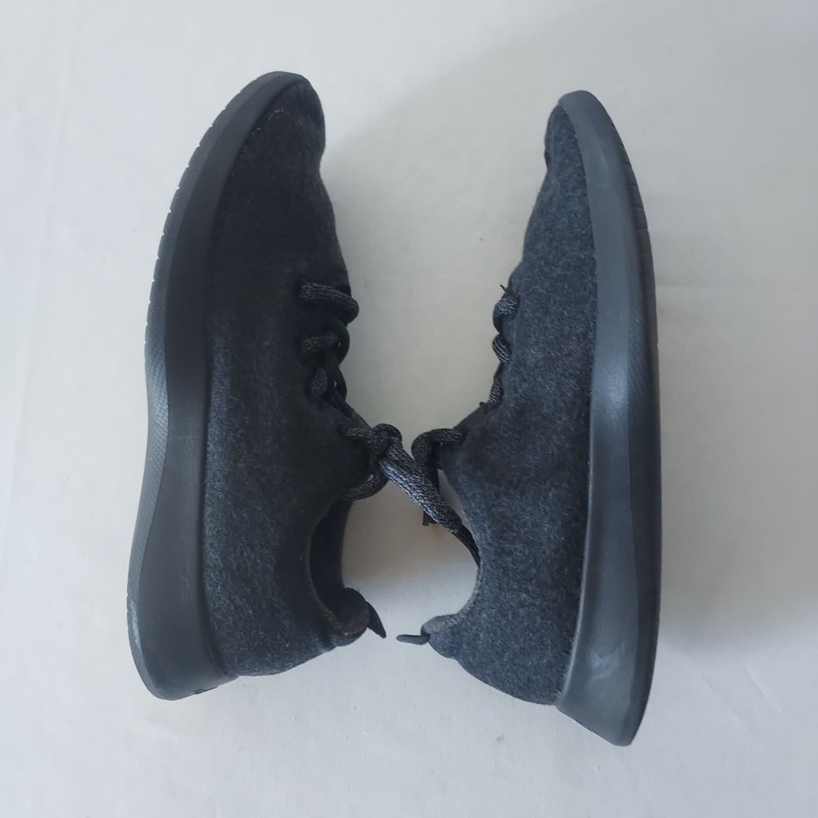Allbirds The Wool Runner Sneaker Supper Fine NZ Merino Wool Lace Black Women US8 - Thumbnail 5