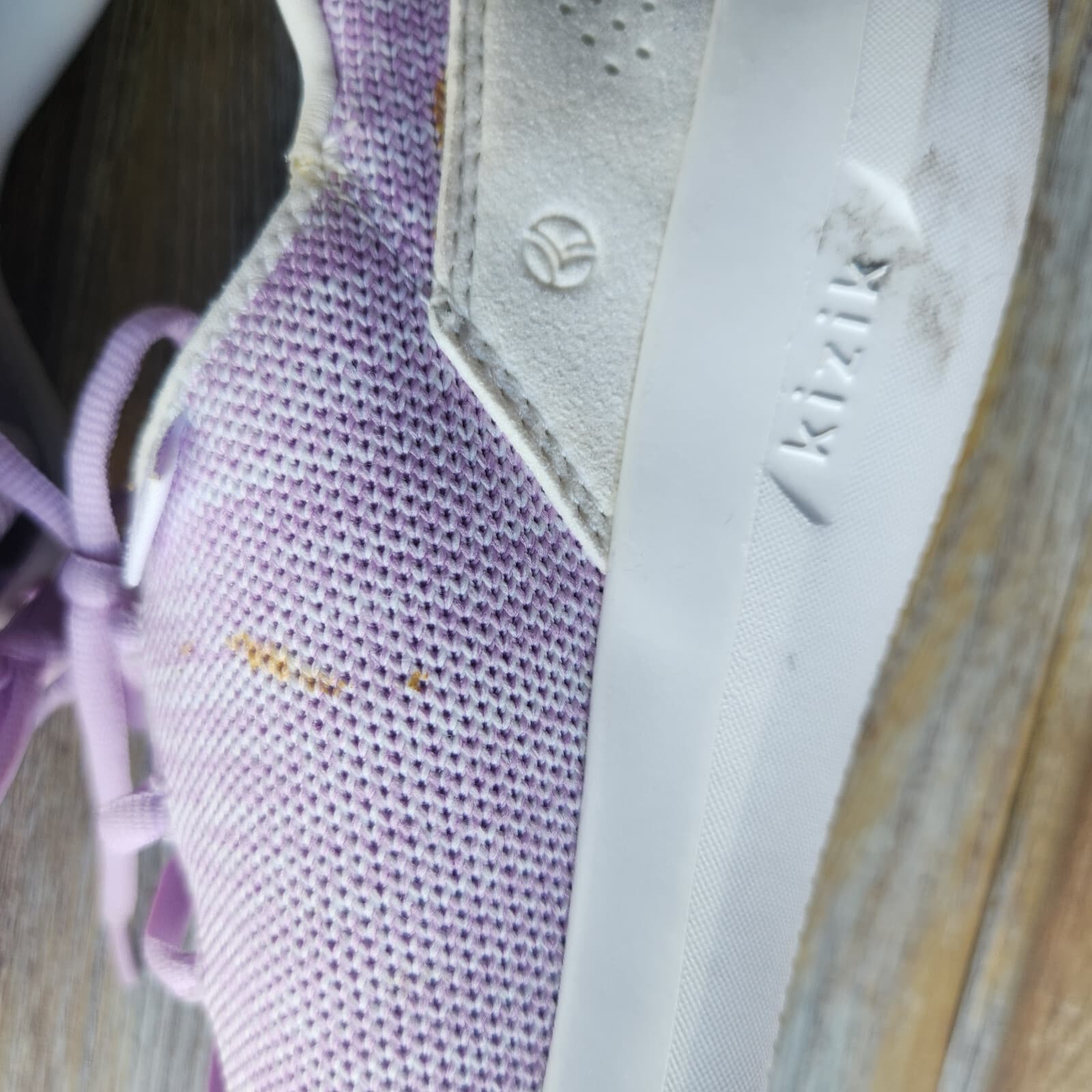 Kizik Madrid Eco Stretch-Knit Hands Free Sneaker Lace-Up Purple Men 5.5 Women 7 - Thumbnail 10