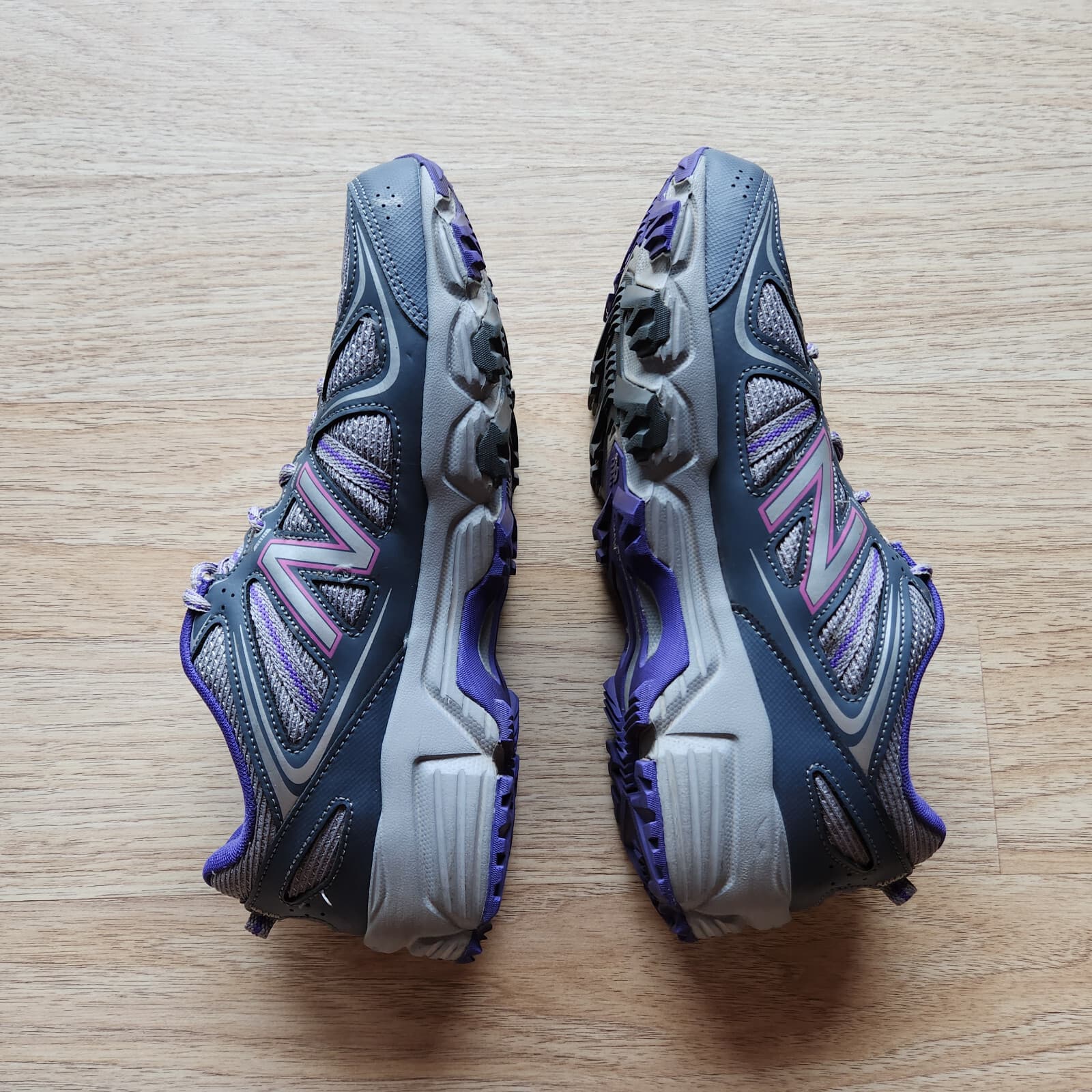 New Balance 412 V2 Women's US9.5 Trail Running Shoes Sneakers Mesh Grey Purple - Thumbnail 6