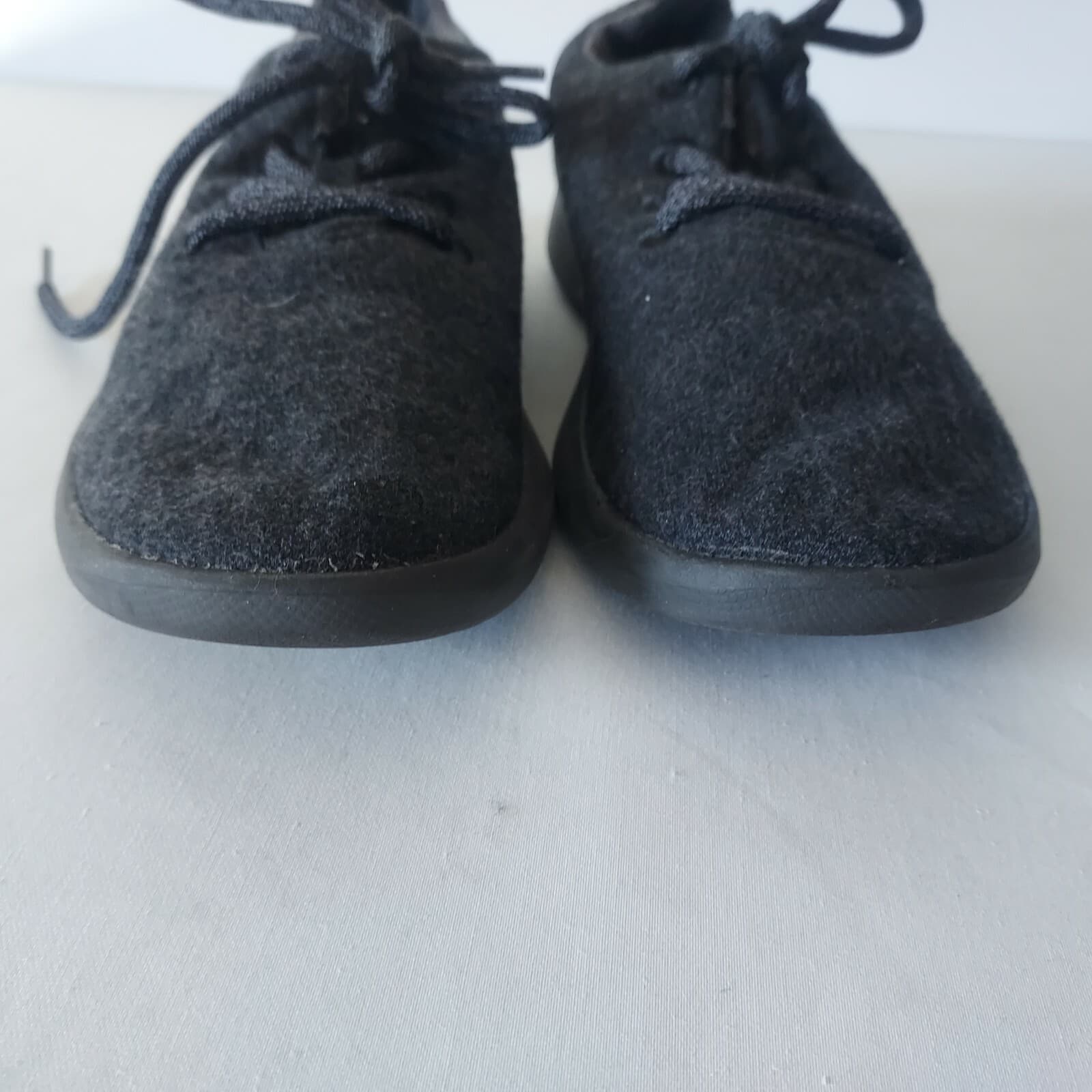 Allbirds The Wool Runner Sneaker Supper Fine NZ Merino Wool Lace Black Women US8 - Thumbnail 8