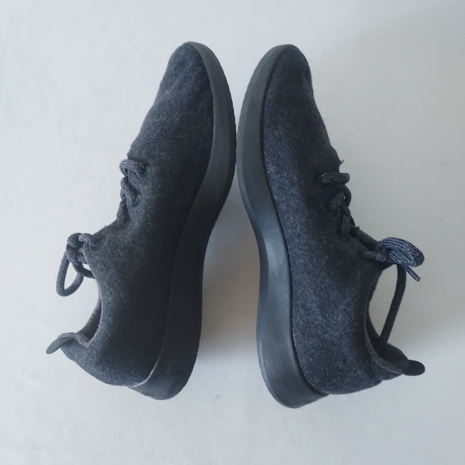 Allbirds The Wool Runner Sneaker Supper Fine NZ Merino Wool Lace Black Women US8 - Thumbnail 6