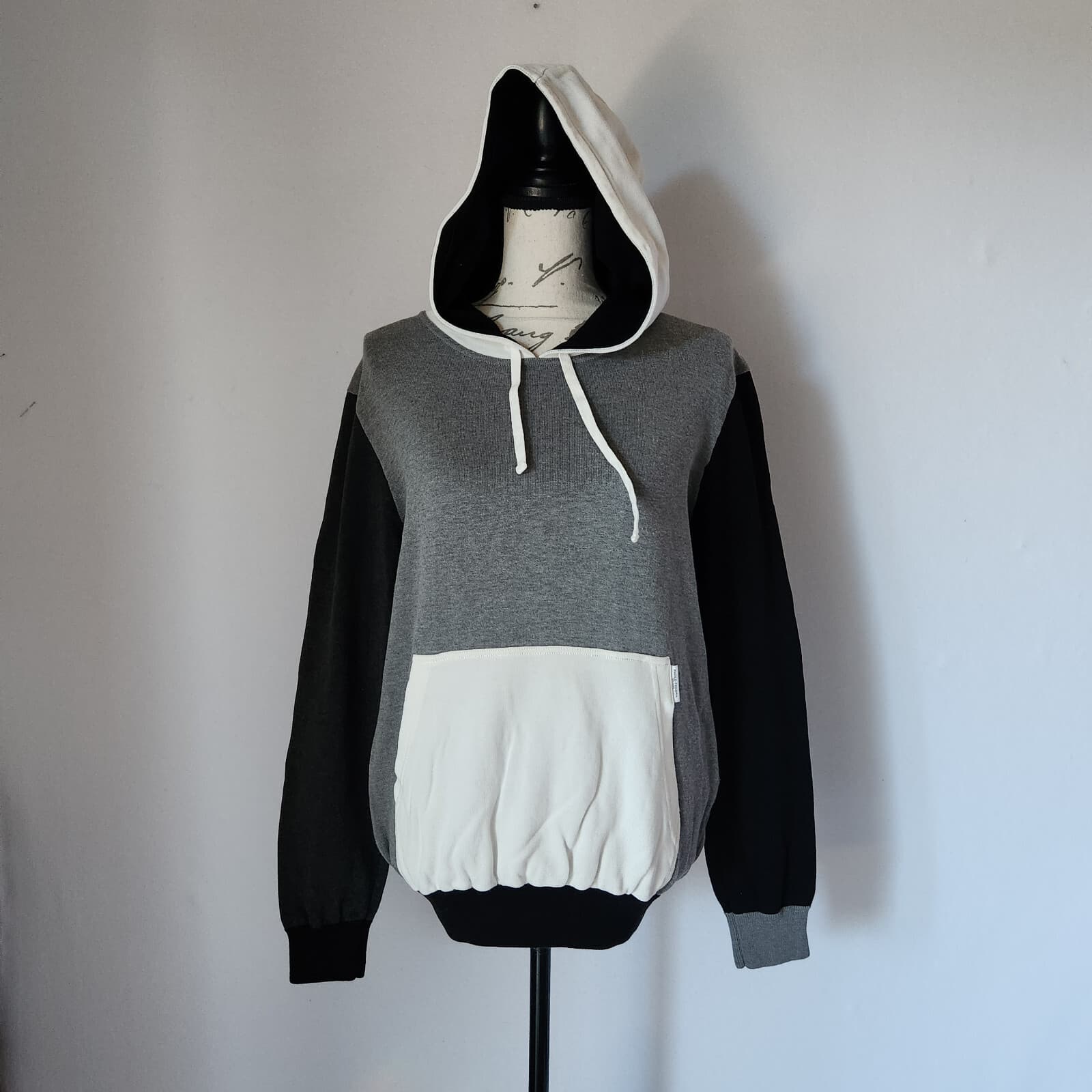 NWoT Paolo Pecora Milano Gilmar Colorblock Pullover Hoodie Pocket Cotton Men's M - Thumbnail 2