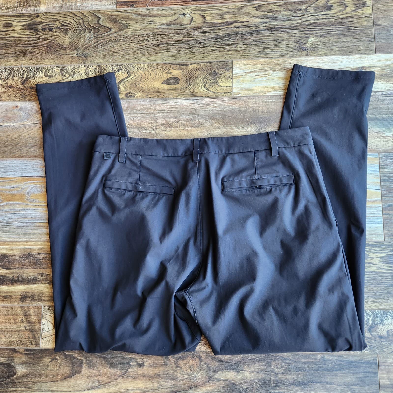 Lululemon Men's 38 Commission Casual Pant Classic 34" Warpstreme Stretch Black - Thumbnail 11