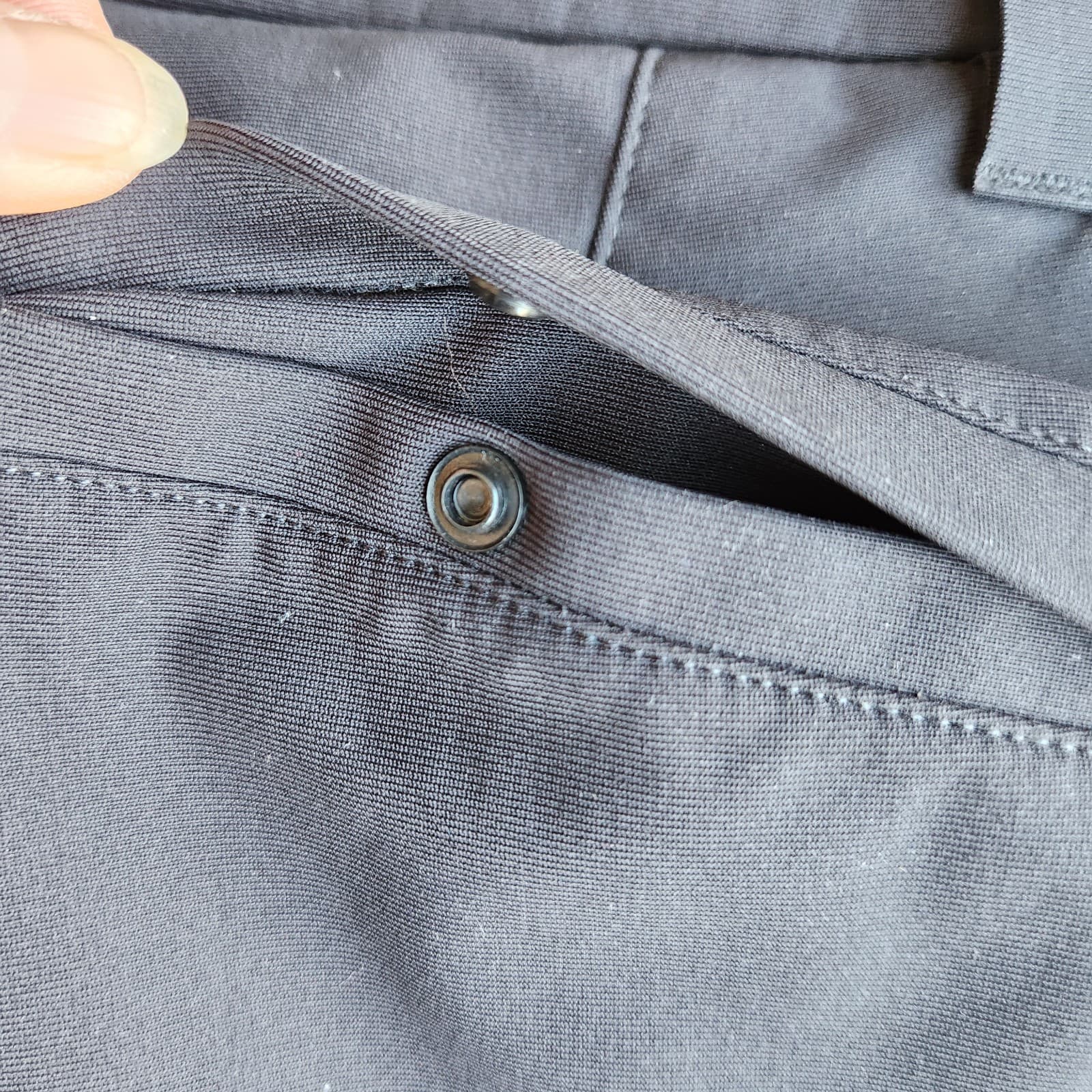 Lululemon Men's 38 Commission Casual Pant Classic 34" Warpstreme Stretch Black - Thumbnail 9