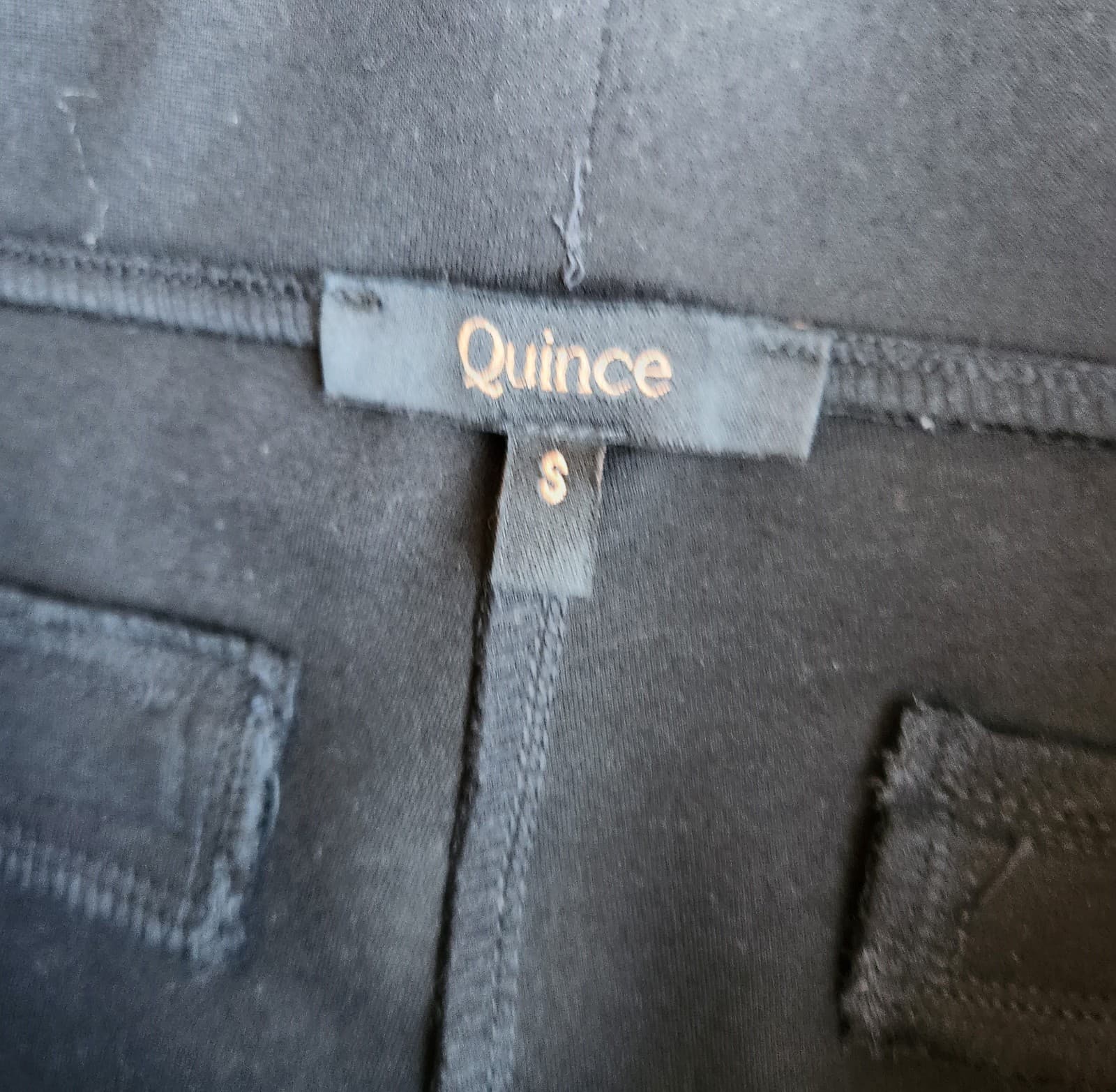 Quince Ultra-Stretch Ponte Straight Leg Pants Pull-On Rayon Blend Black Womens S - Thumbnail 8