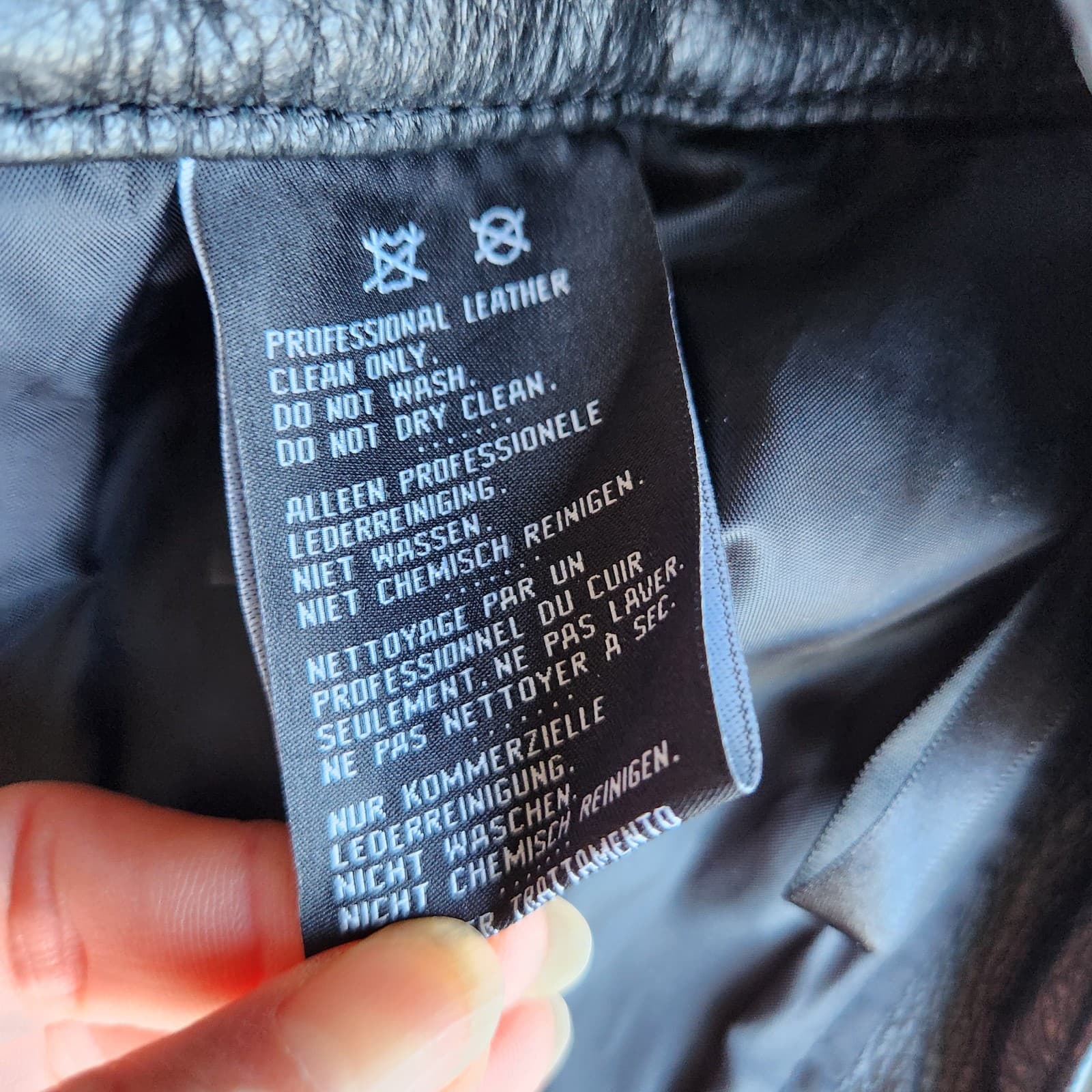 NWT Harley-Davidson $325 Chap-Deluxe II Black Stretch Leather Motocycle Men's XL - Thumbnail 17