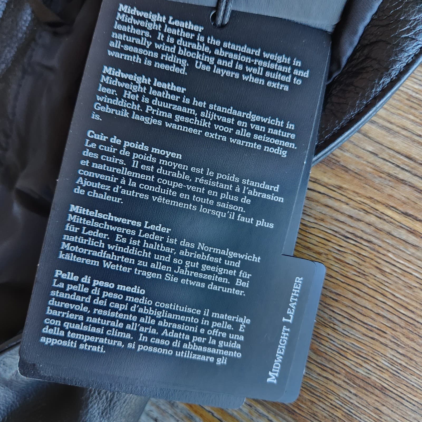 NWT Harley-Davidson $325 Chap-Deluxe II Black Stretch Leather Motocycle Men's XL - Thumbnail 16