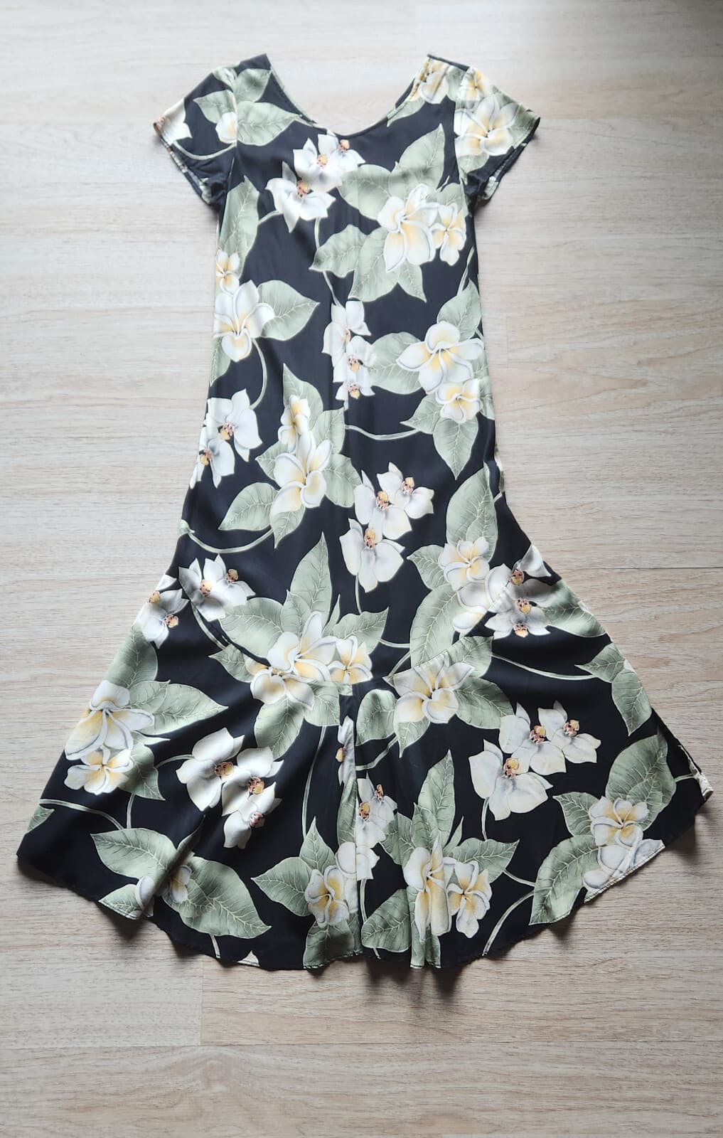 Nani Hawaii Tropical Floral 2 Piece Maxi Dress Button-Up Shirt Multicolor Sz.M/L - Thumbnail 7