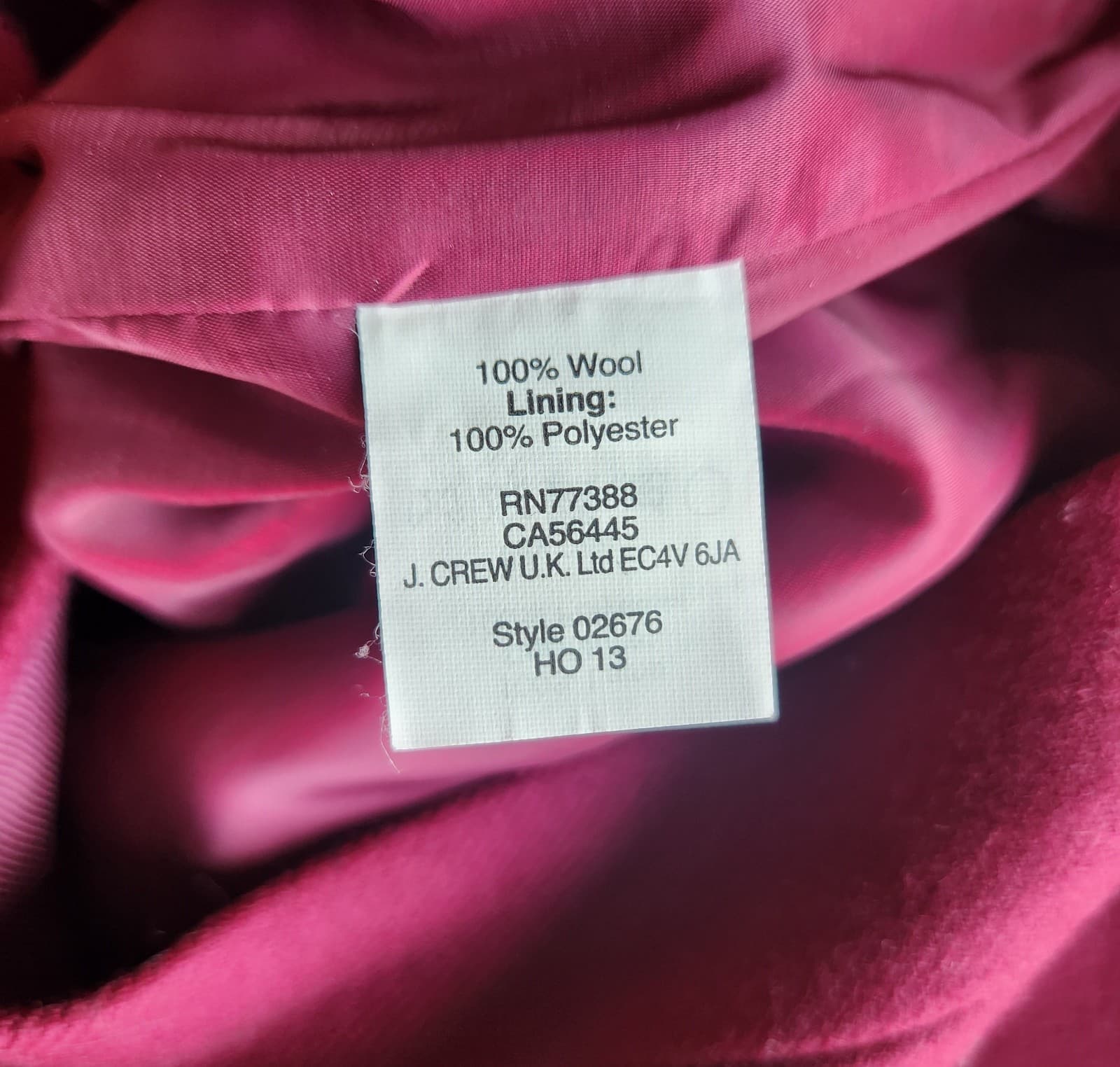 J. Crew 100% Double-Serge Wool No.2 Pencil Mini Skirt Lined Burgundy Sz.4 #02676 - Thumbnail 6