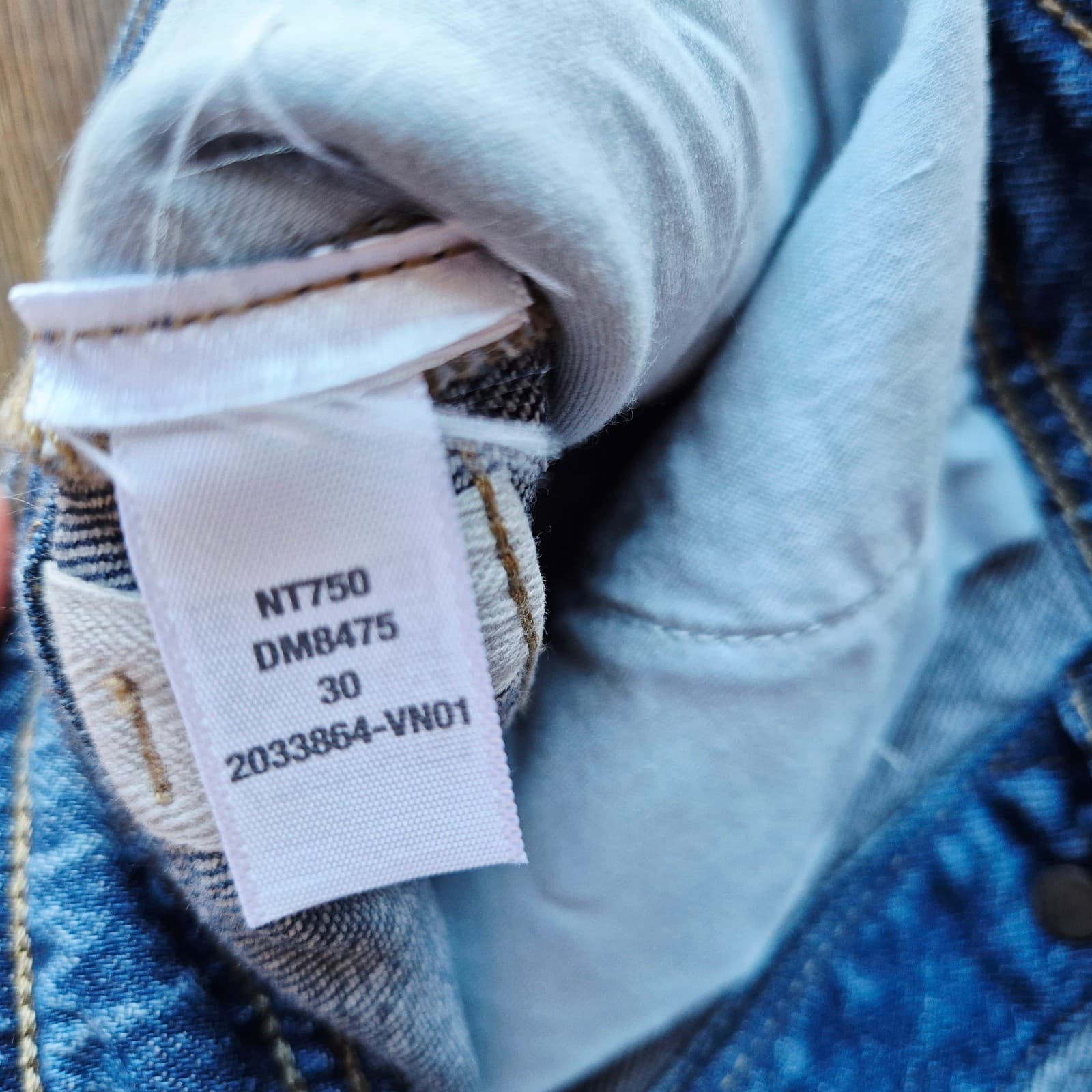 Madewell Denim Button-Front Midi Skirt Pocket Cotton Blend Blue Women's 30 NT750 - Thumbnail 10