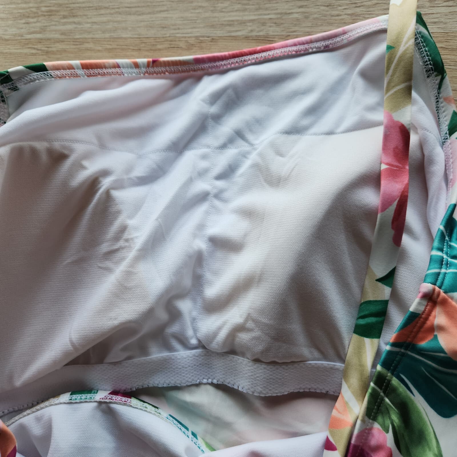 NWT HURLEY Botanical Print 2-Piece Bikini Square Neck High Waist Multicolor 3X - Thumbnail 6