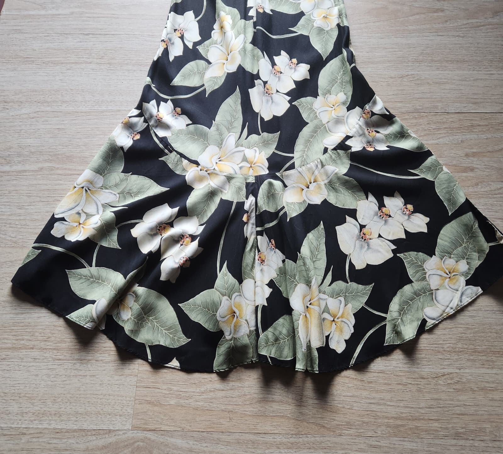 Nani Hawaii Tropical Floral 2 Piece Maxi Dress Button-Up Shirt Multicolor Sz.M/L - Thumbnail 8
